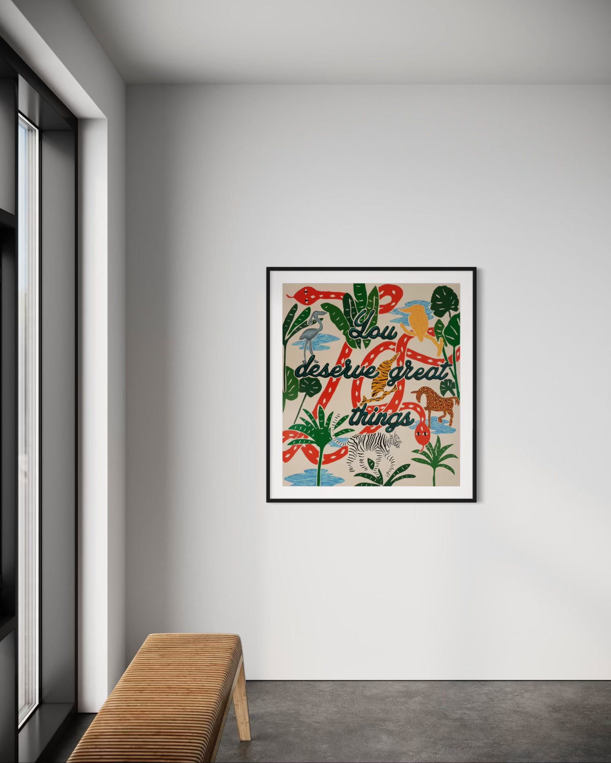 Untitled (You Deserve Great Things), 2021 by Joel Mesler
