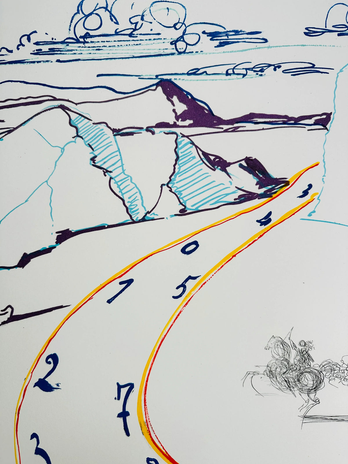 Melting Space-Time, 1975-1976 by Salvador Dali