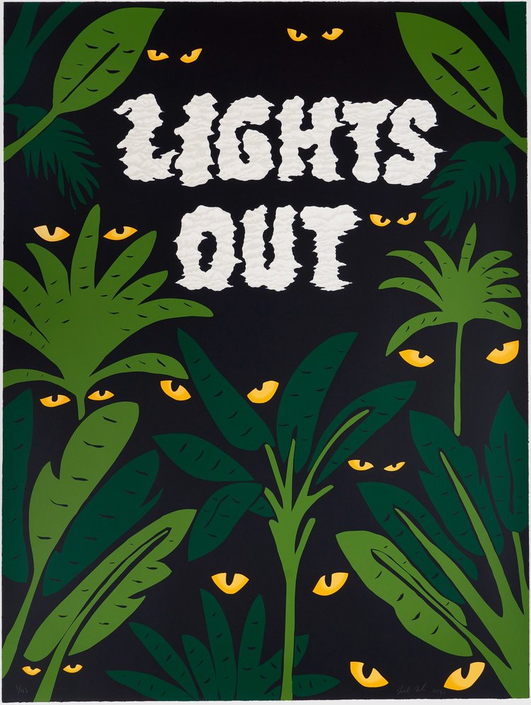 Untitled (Lights Out), 2021 by Joel Mesler