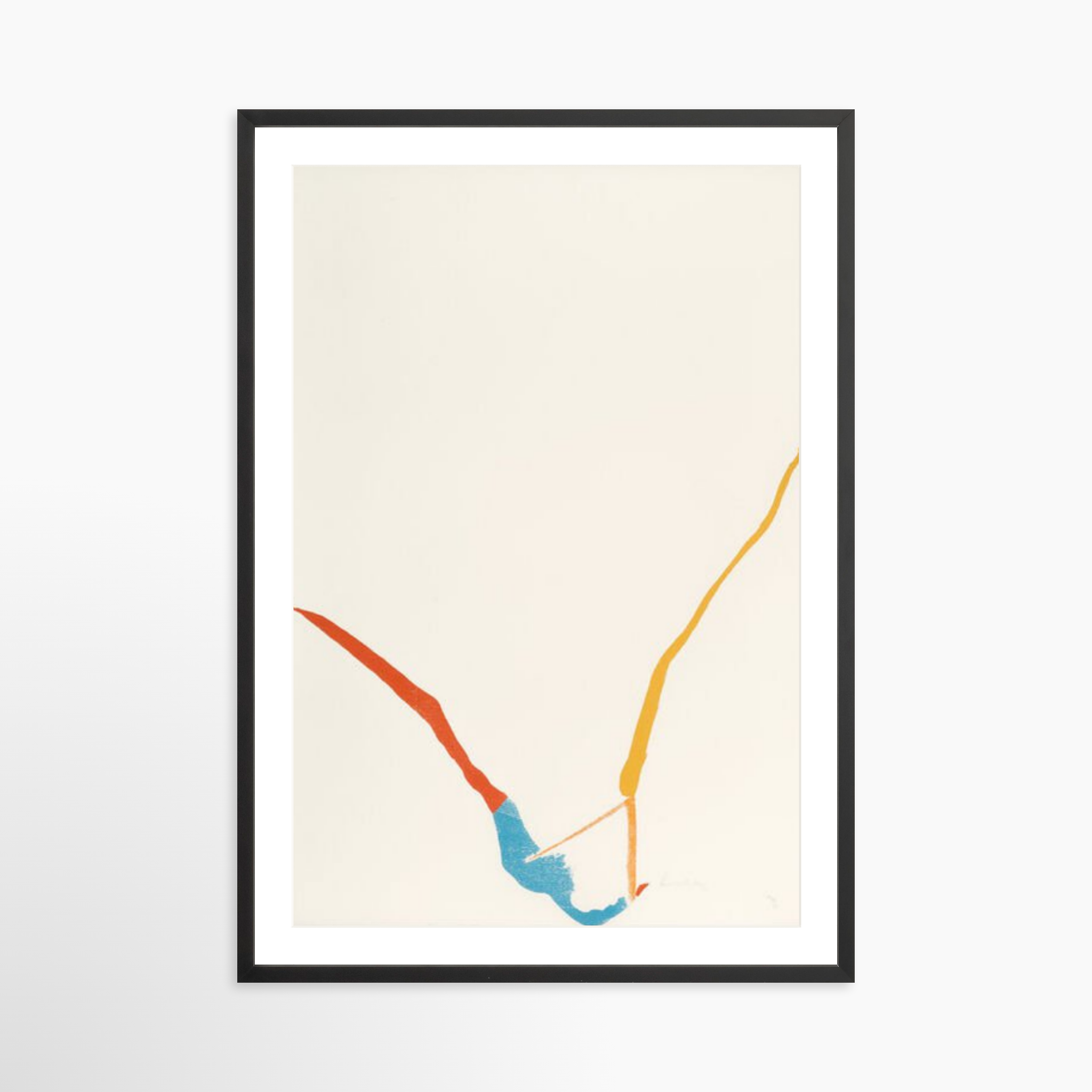 What Red Lines Can Do (Harrison 25), 1970 by Helen Frankenthaler