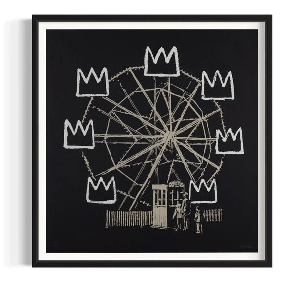 Banksquiat (Black), 2019 by Banksy