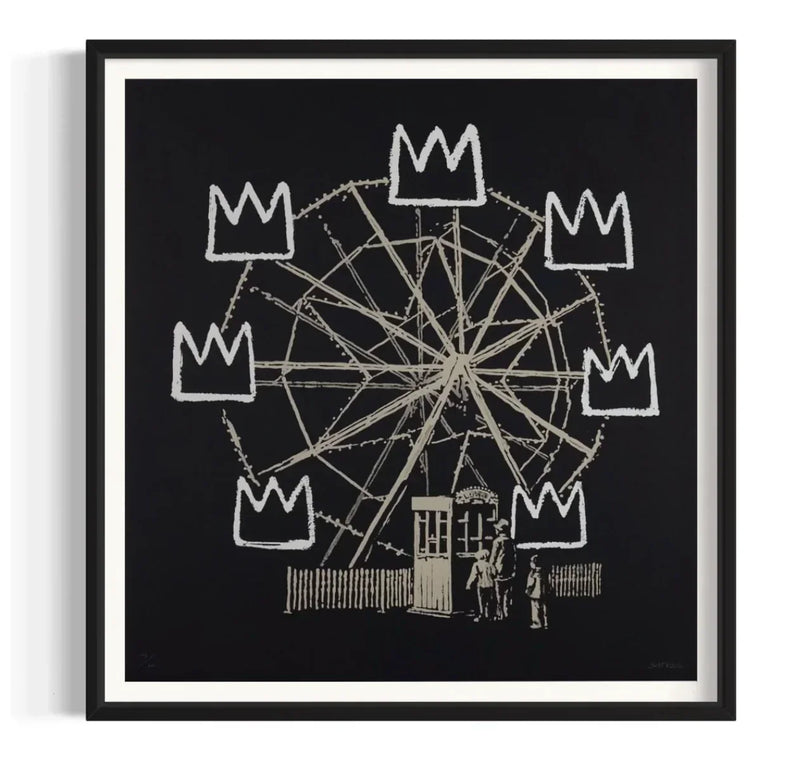 Banksquiat (Black), 2019 by Banksy