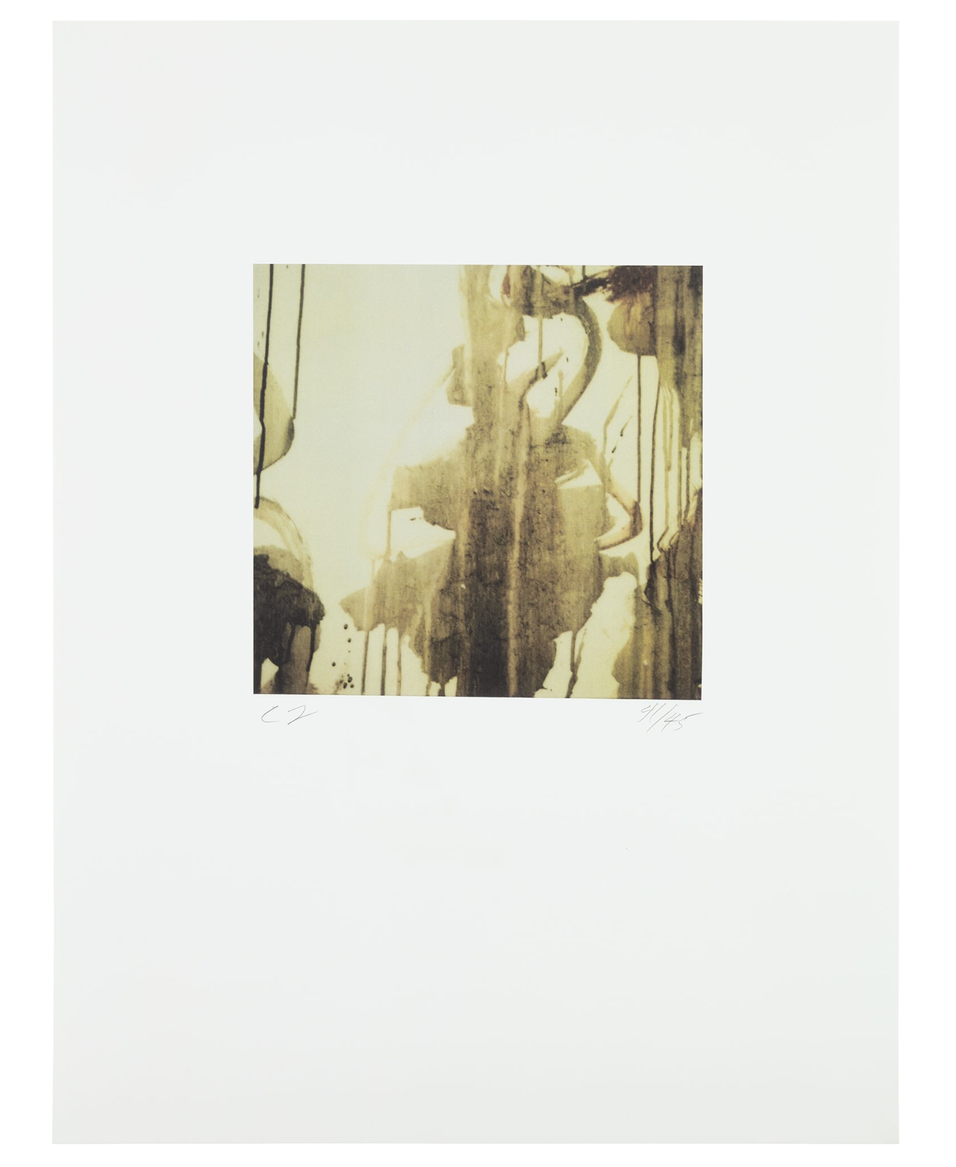 Untitled (Detail of Painting), from Re-Object/Mythos, 2002/2007 by Cy Twombly