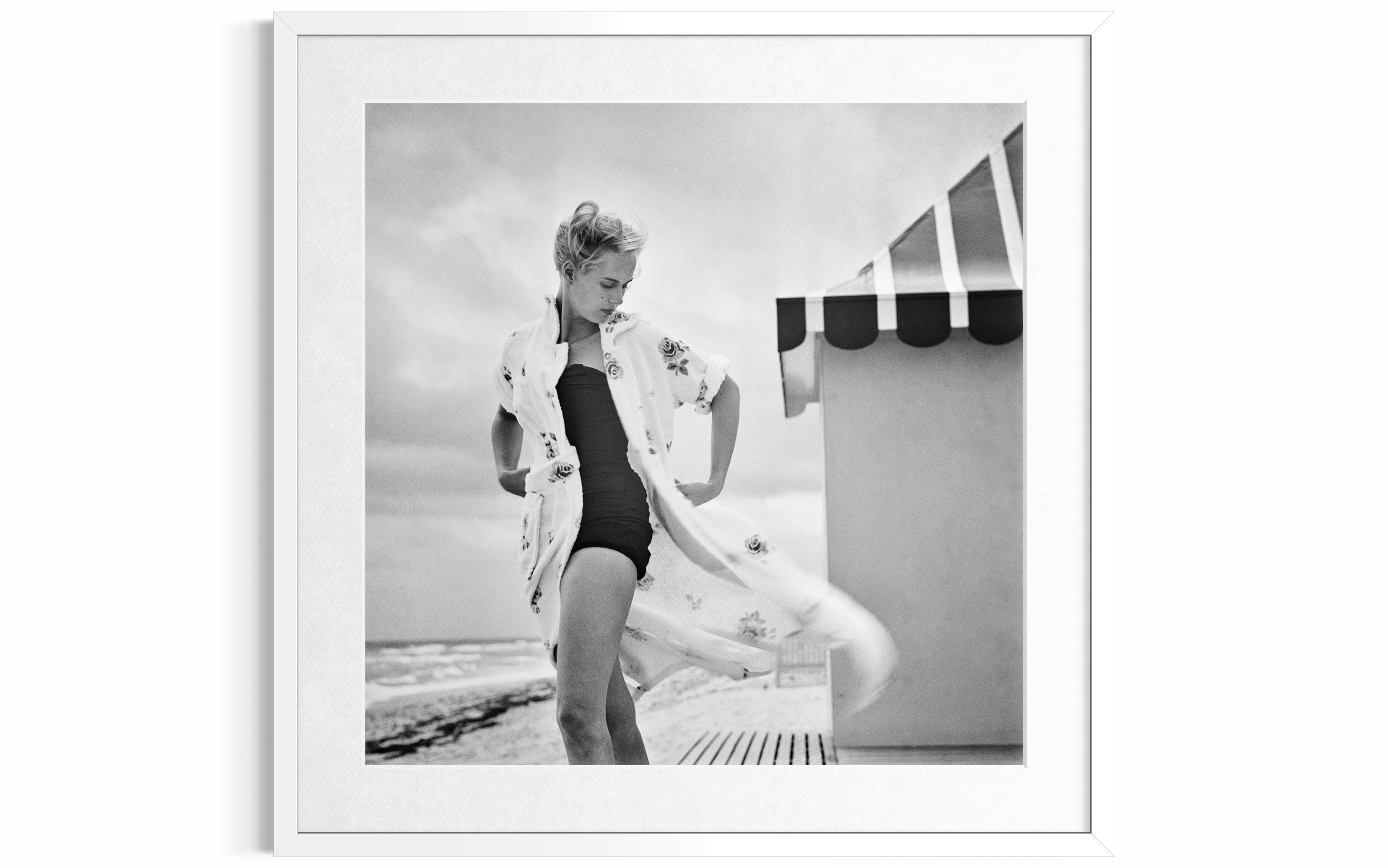 Pulitzer On The Beach, 1955 by Slim Aarons