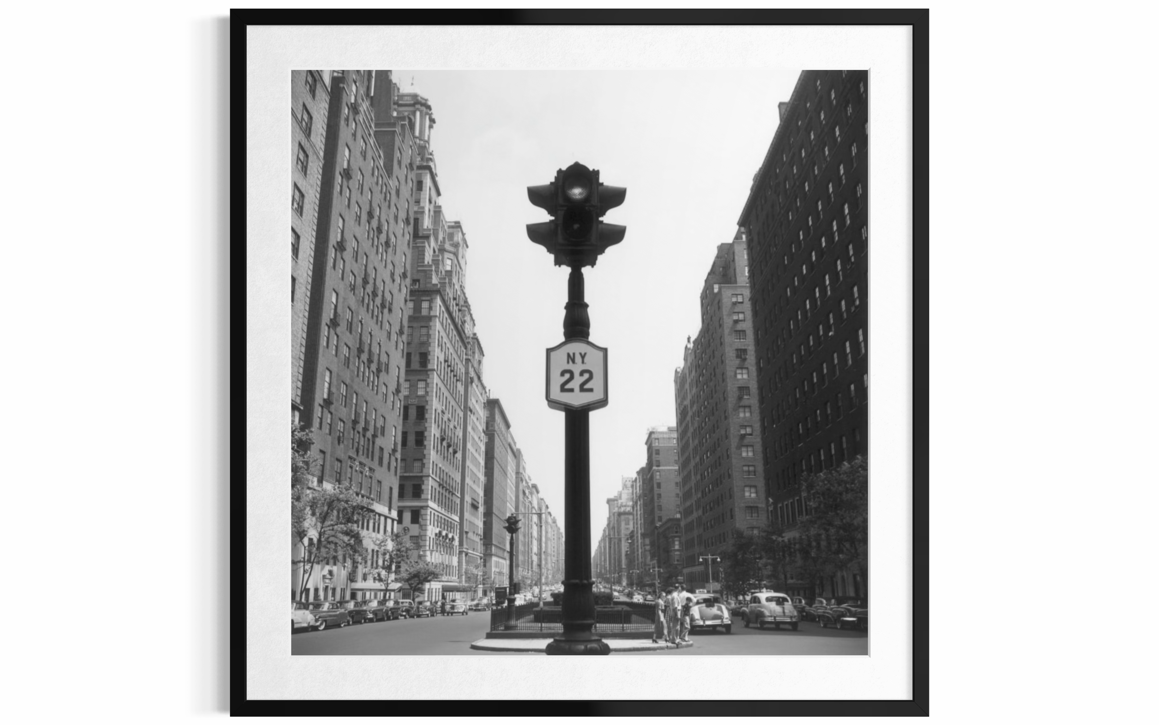 NY Lights (New York City), 1953 by Slim Aarons