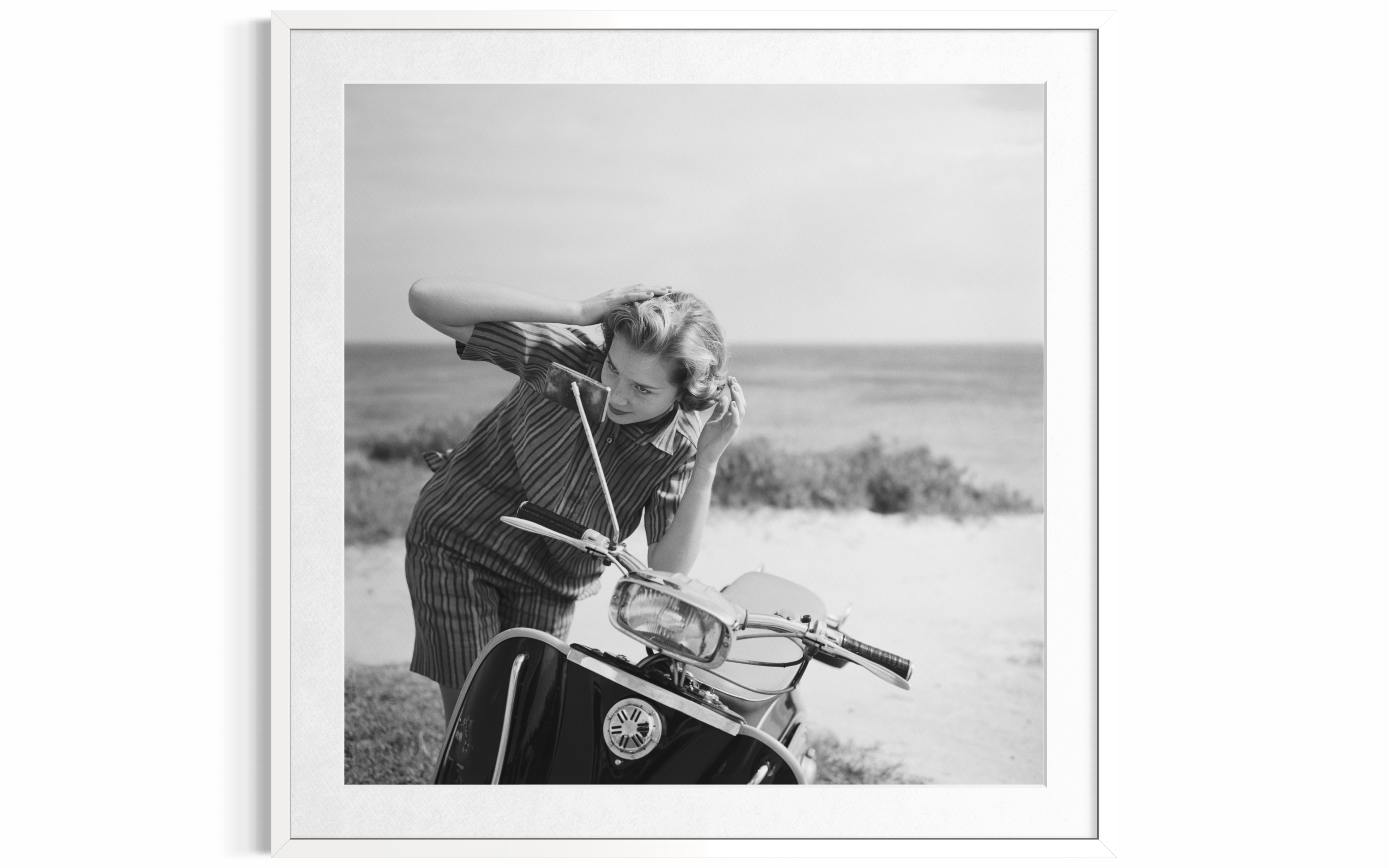 Faith Gibbons (Holiday Hair Check), 1958 by Slim Aarons