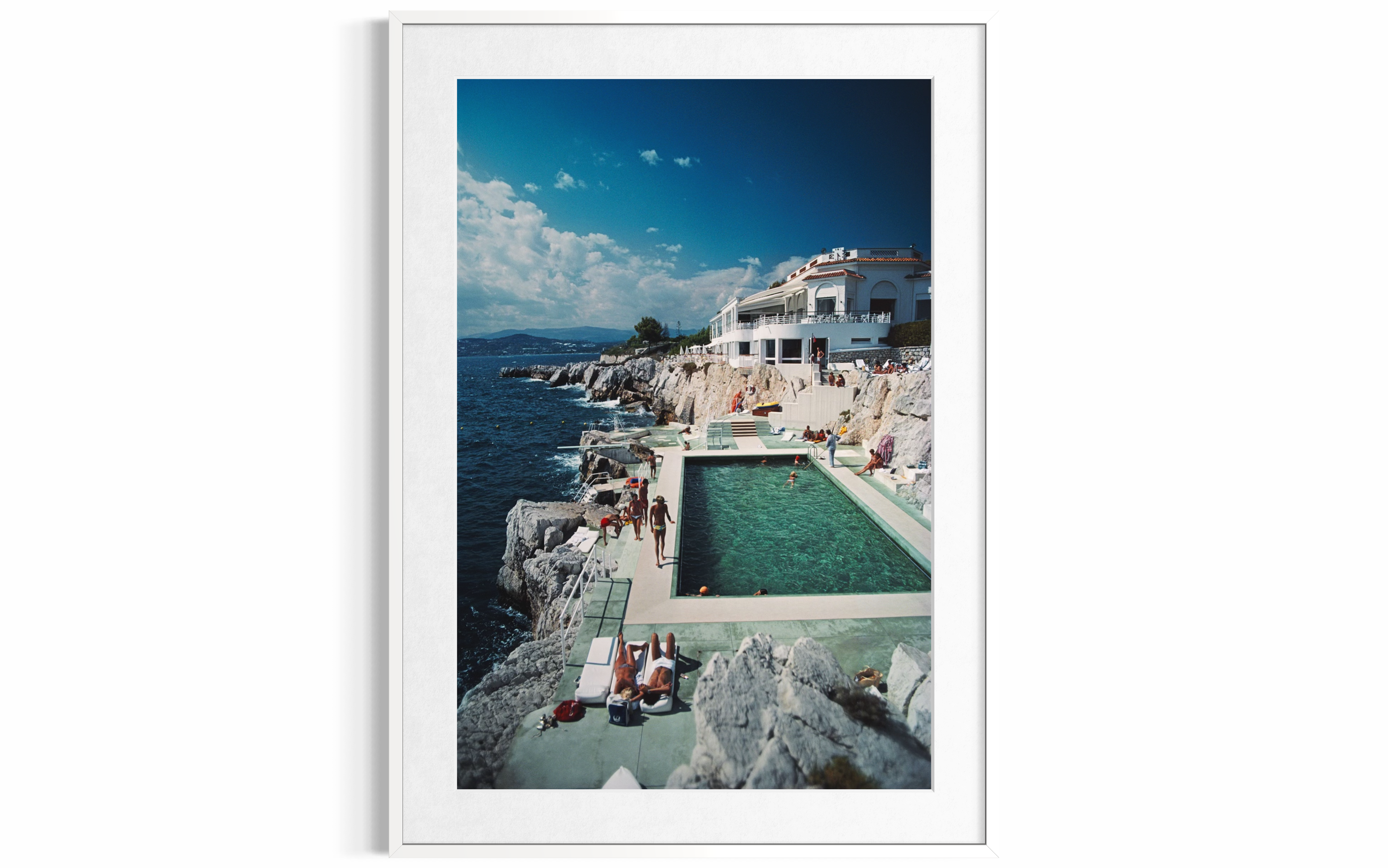 Eden-Roc Pool, 1976 by Slim Aarons