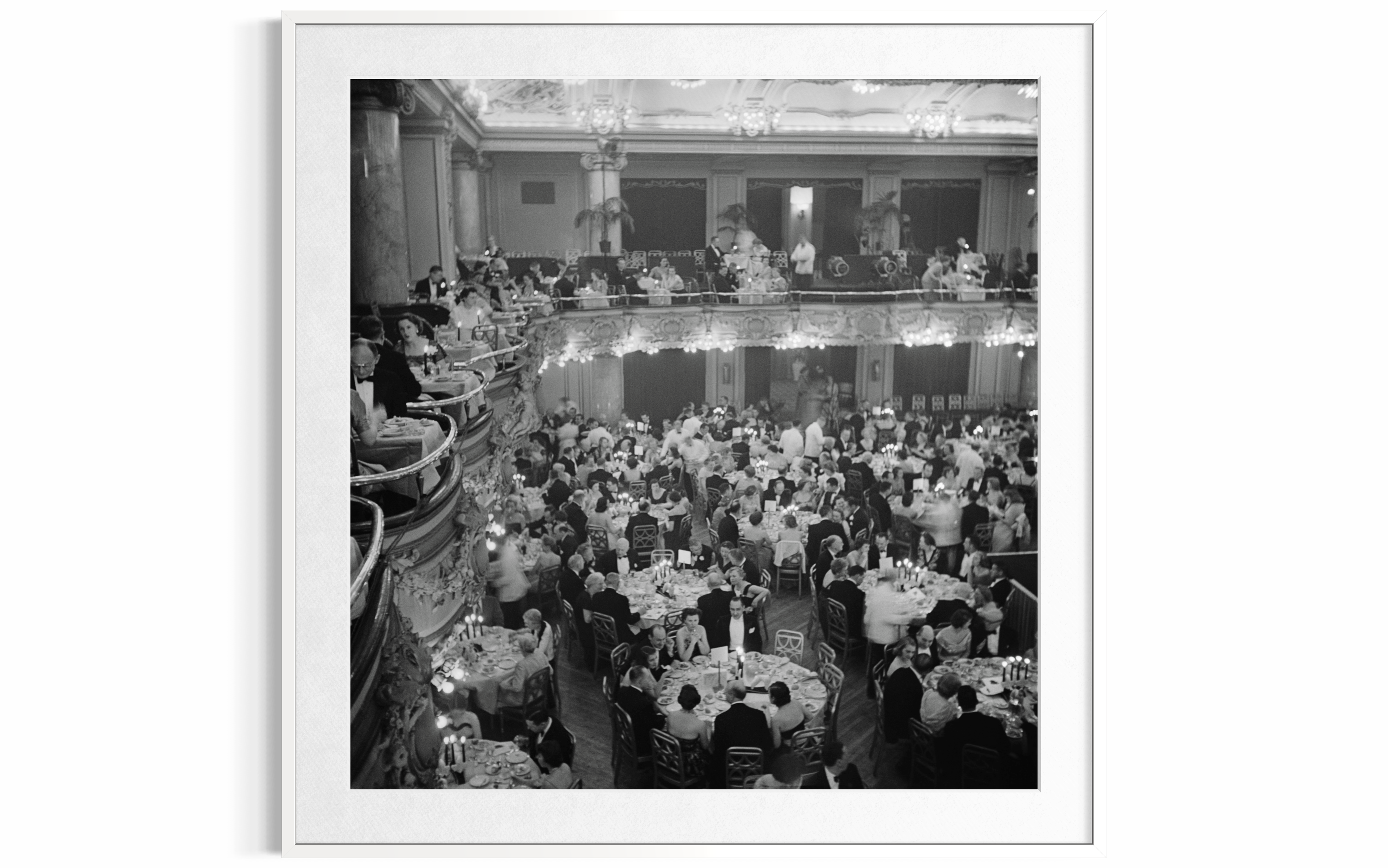 Luxury Dining (Fashion Show), 1955 by Slim Aarons