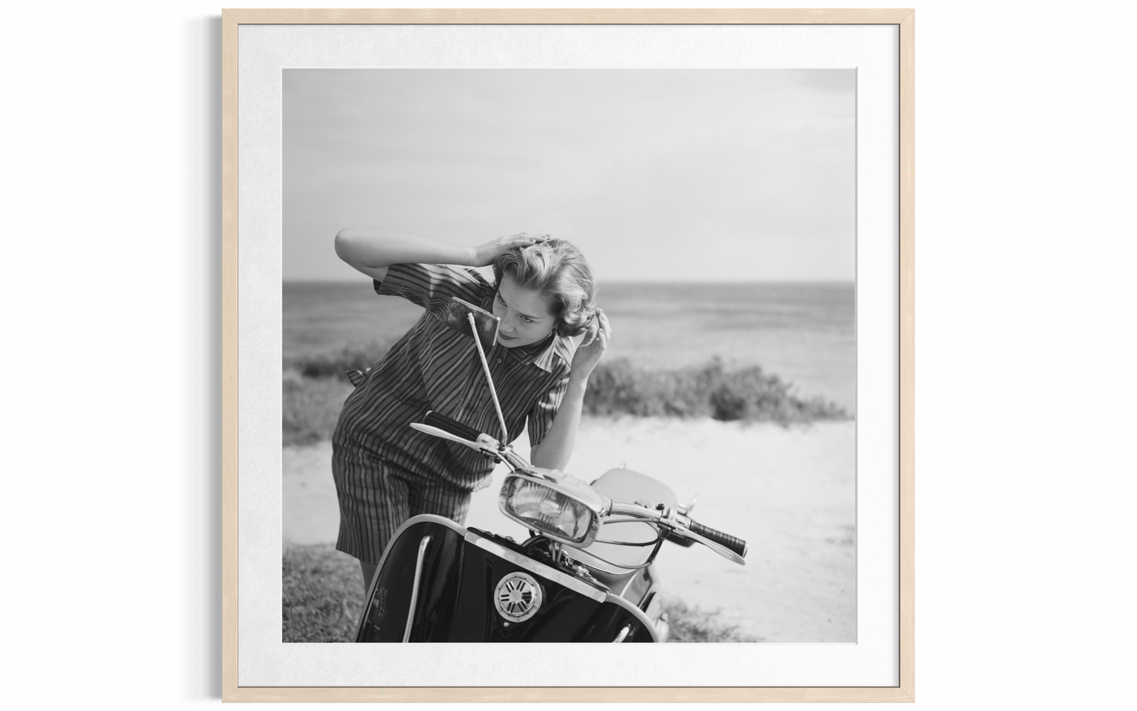 Faith Gibbons (Holiday Hair Check), 1958 by Slim Aarons