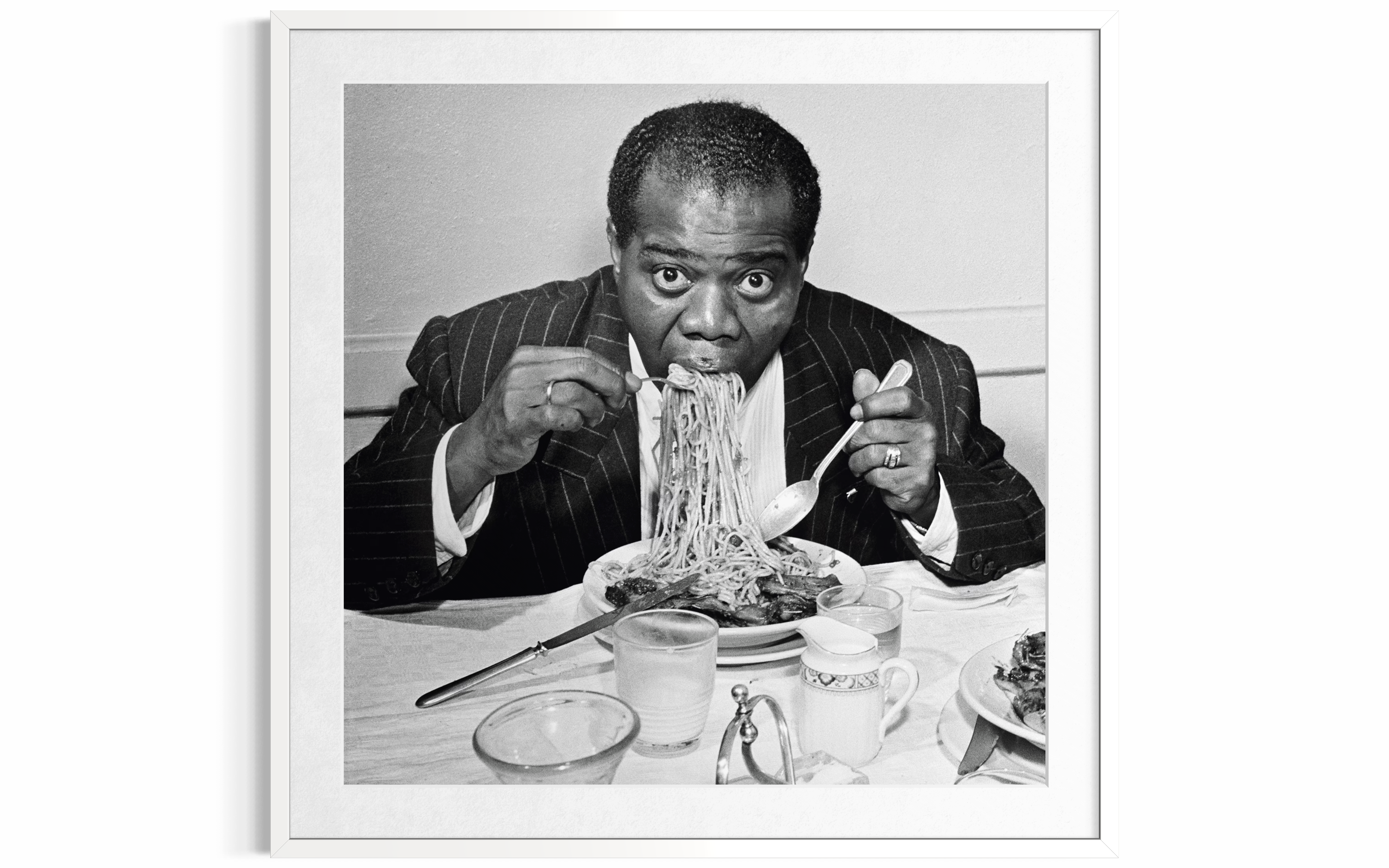 Louis Armstrong (Dinner Jazz), 1948 by Slim Aarons