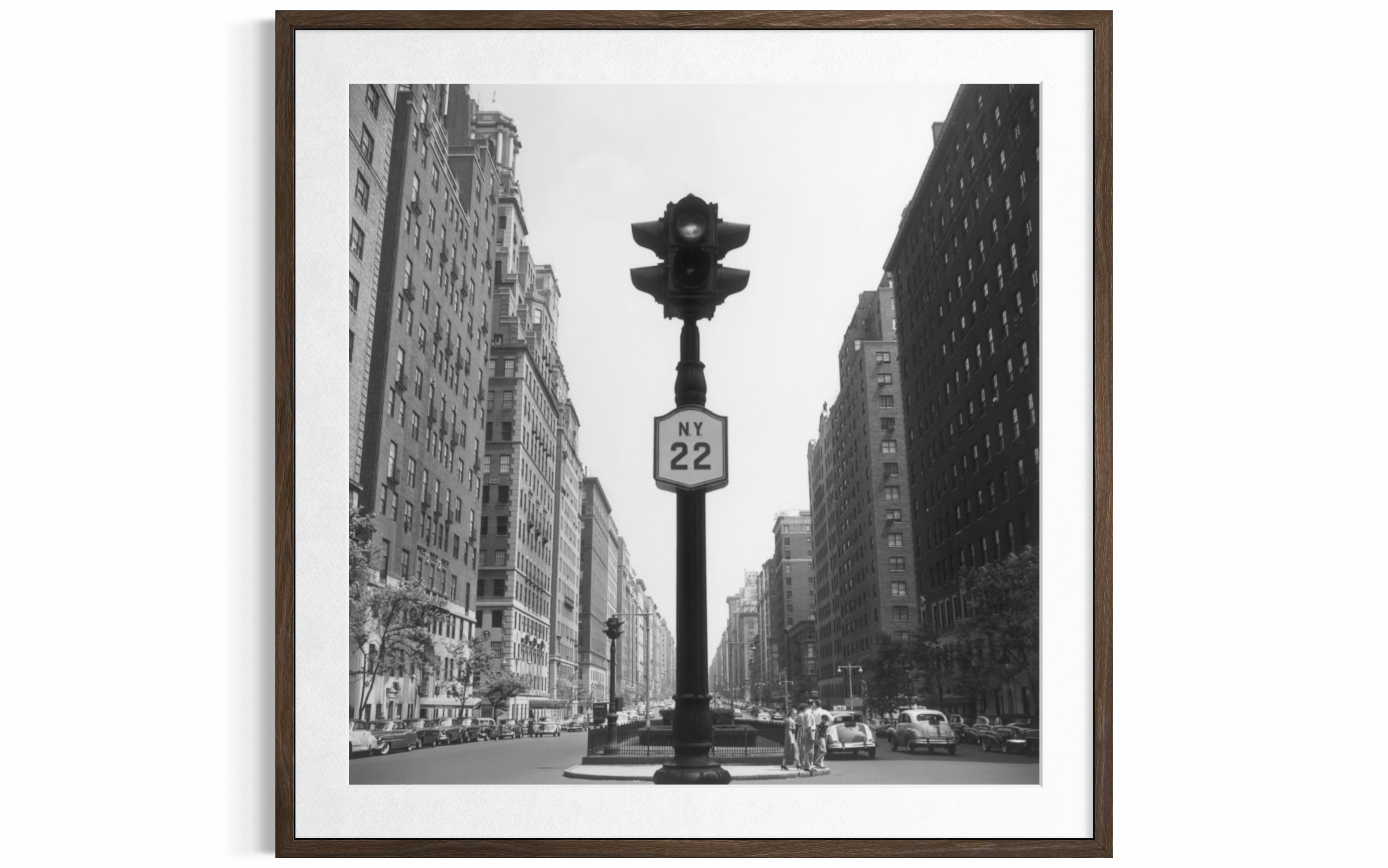 NY Lights (New York City), 1953 by Slim Aarons