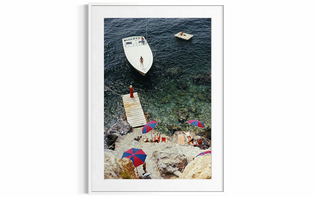 Coming Ashore (Italy), 1973 by Slim Aarons