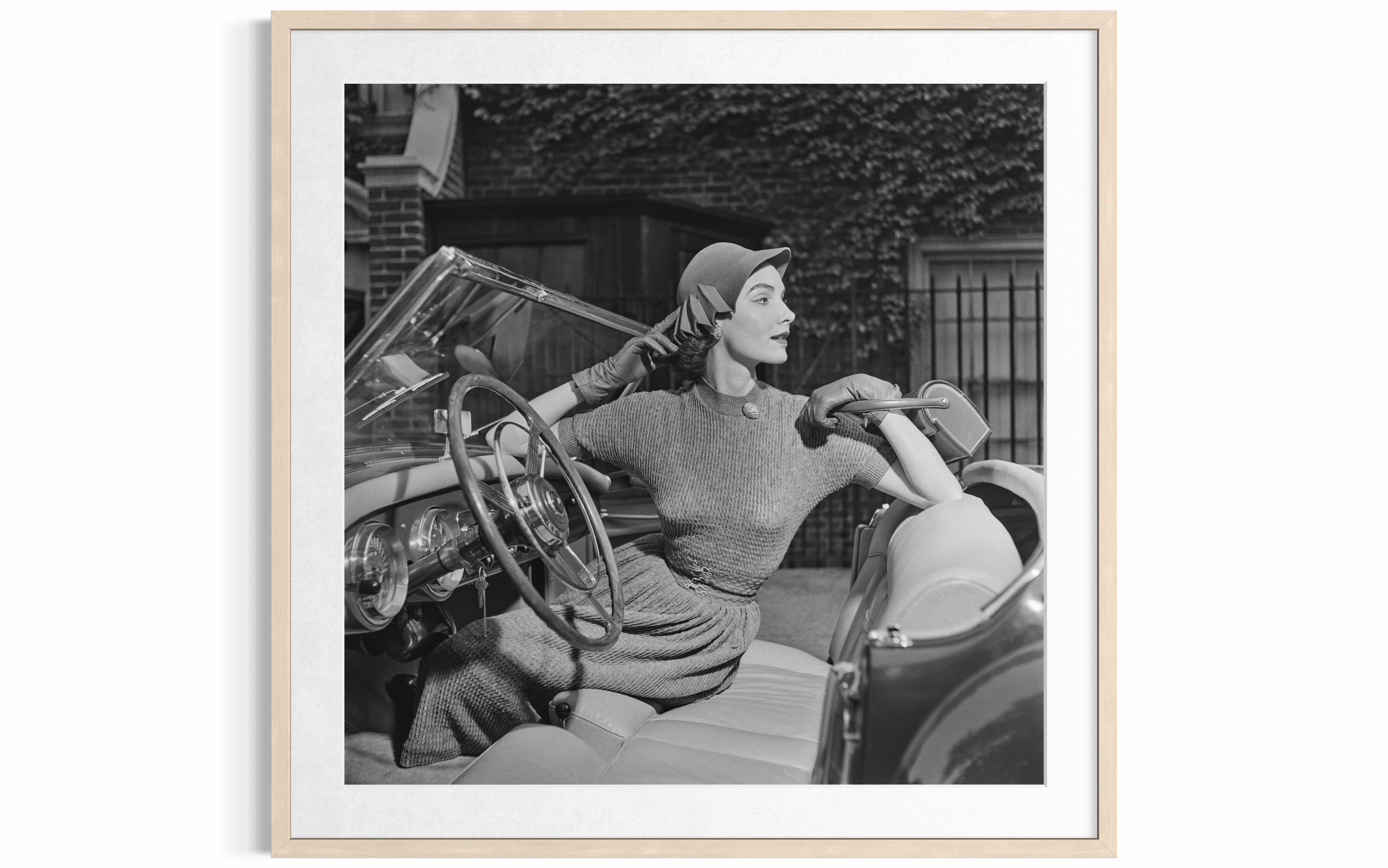 Modeling For Saks Fifth Avenue, 1955 by Slim Aarons