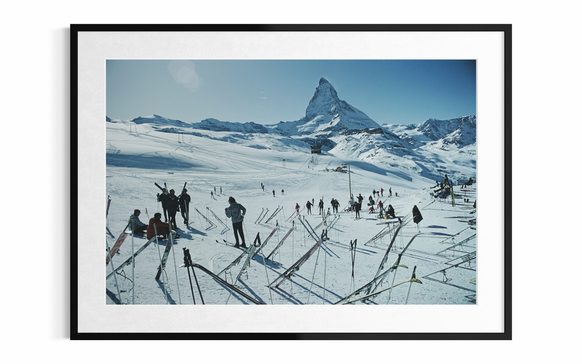 Zermatt Skiing (Switzerland), 1968 by Slim Aarons