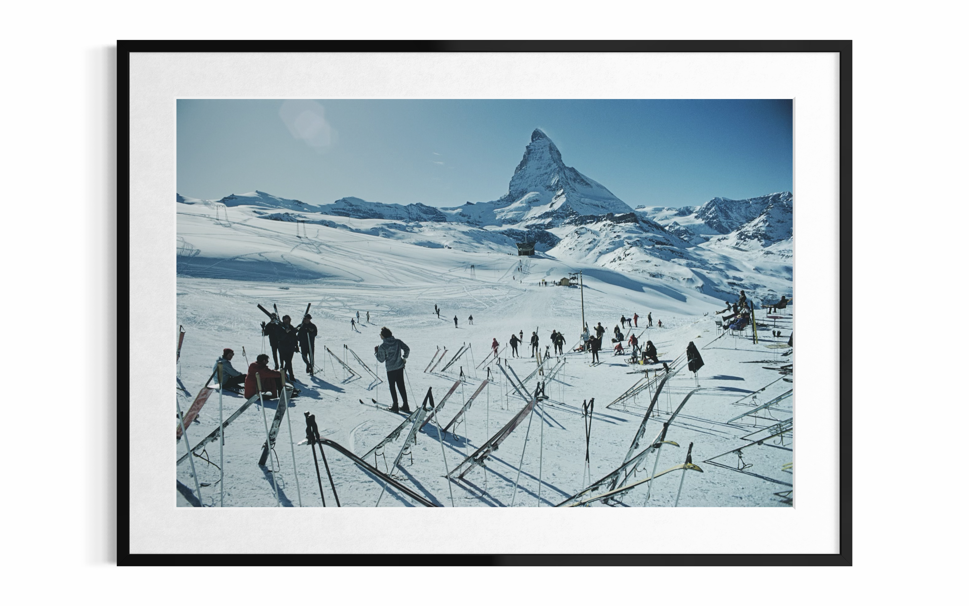 Zermatt Skiing (Switzerland), 1968 by Slim Aarons