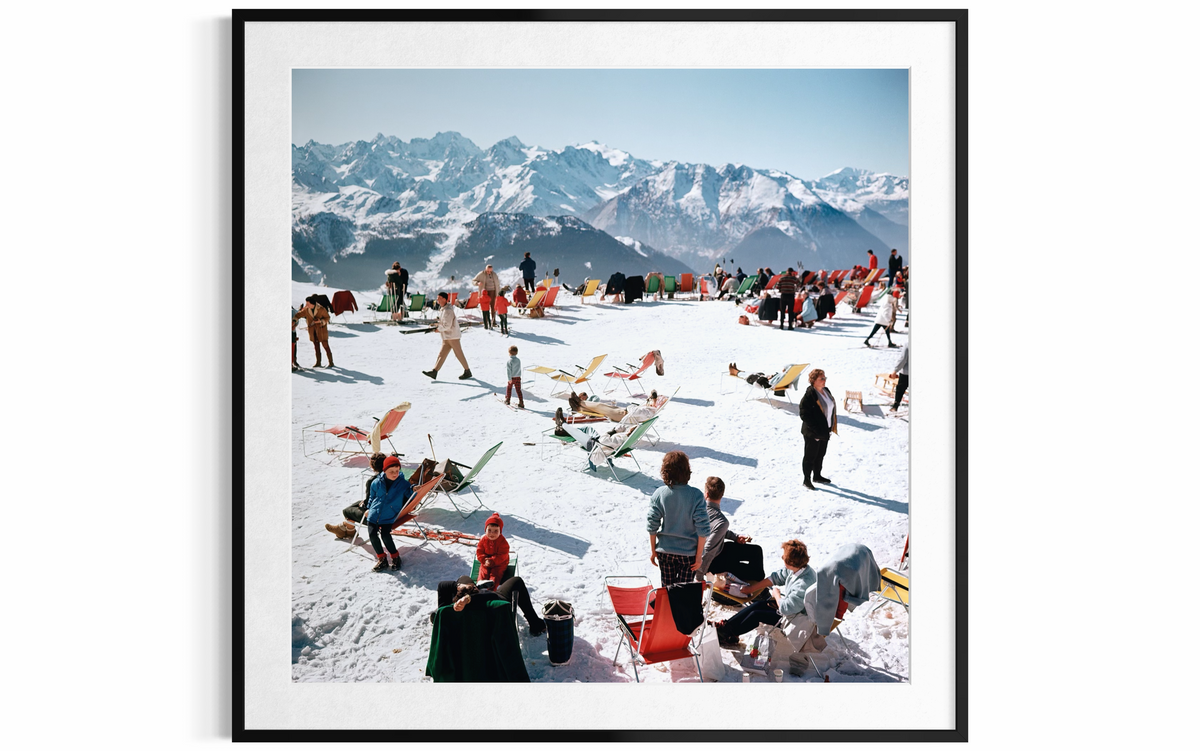 Verbier Vacation (Swiss Alps), 1964 by Slim Aarons