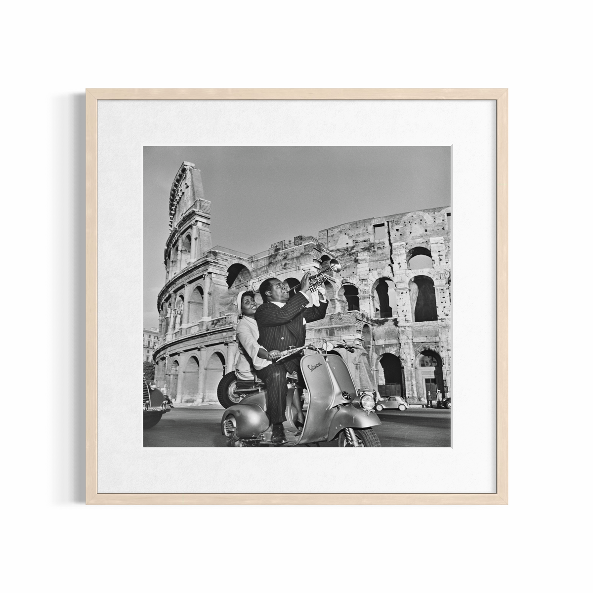 Louis Armstrong (Dixieland In Rome), 1948 by Slim Aarons