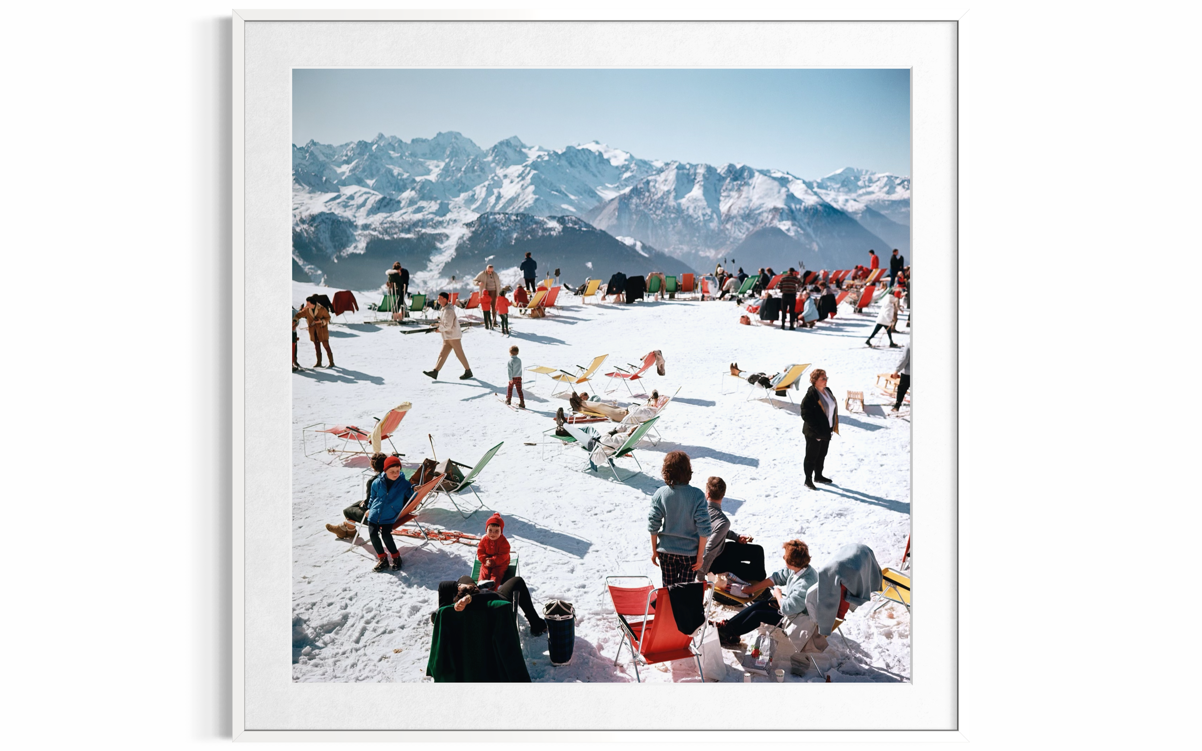 Verbier Vacation (Swiss Alps), 1964 by Slim Aarons