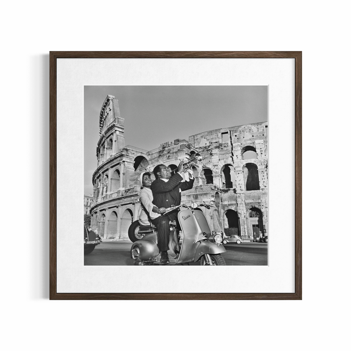 Louis Armstrong (Dixieland In Rome), 1948 by Slim Aarons