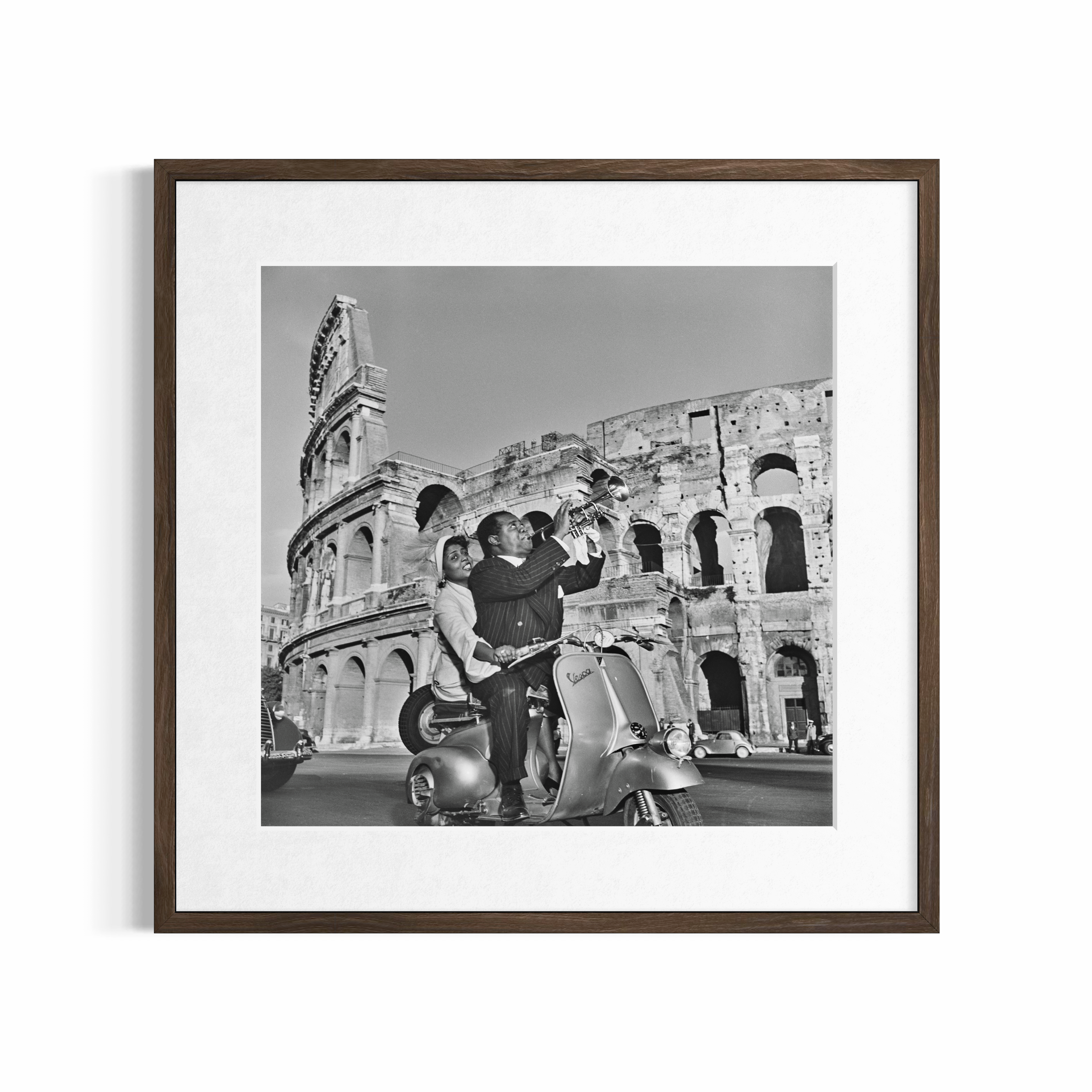 Louis Armstrong (Dixieland In Rome), 1948 by Slim Aarons