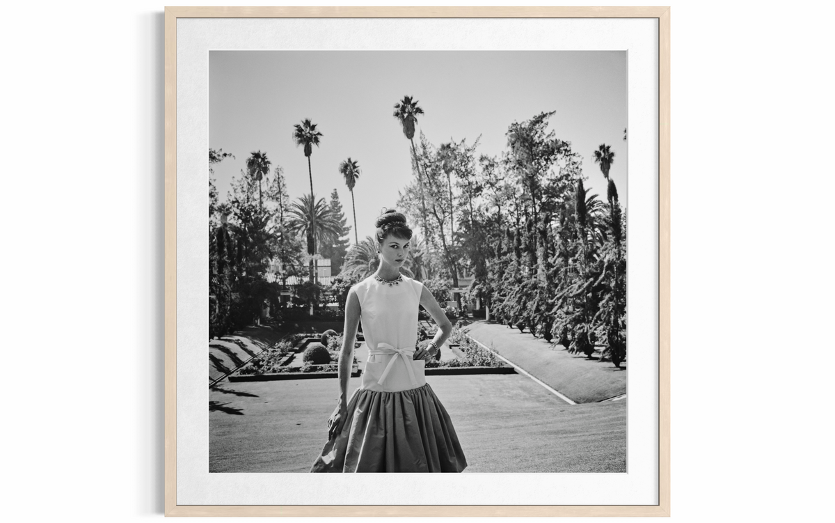 Gretchen Van de Kamp Ward In Gustave Tassell (Beverly Hills), 1960 by Slim Aarons