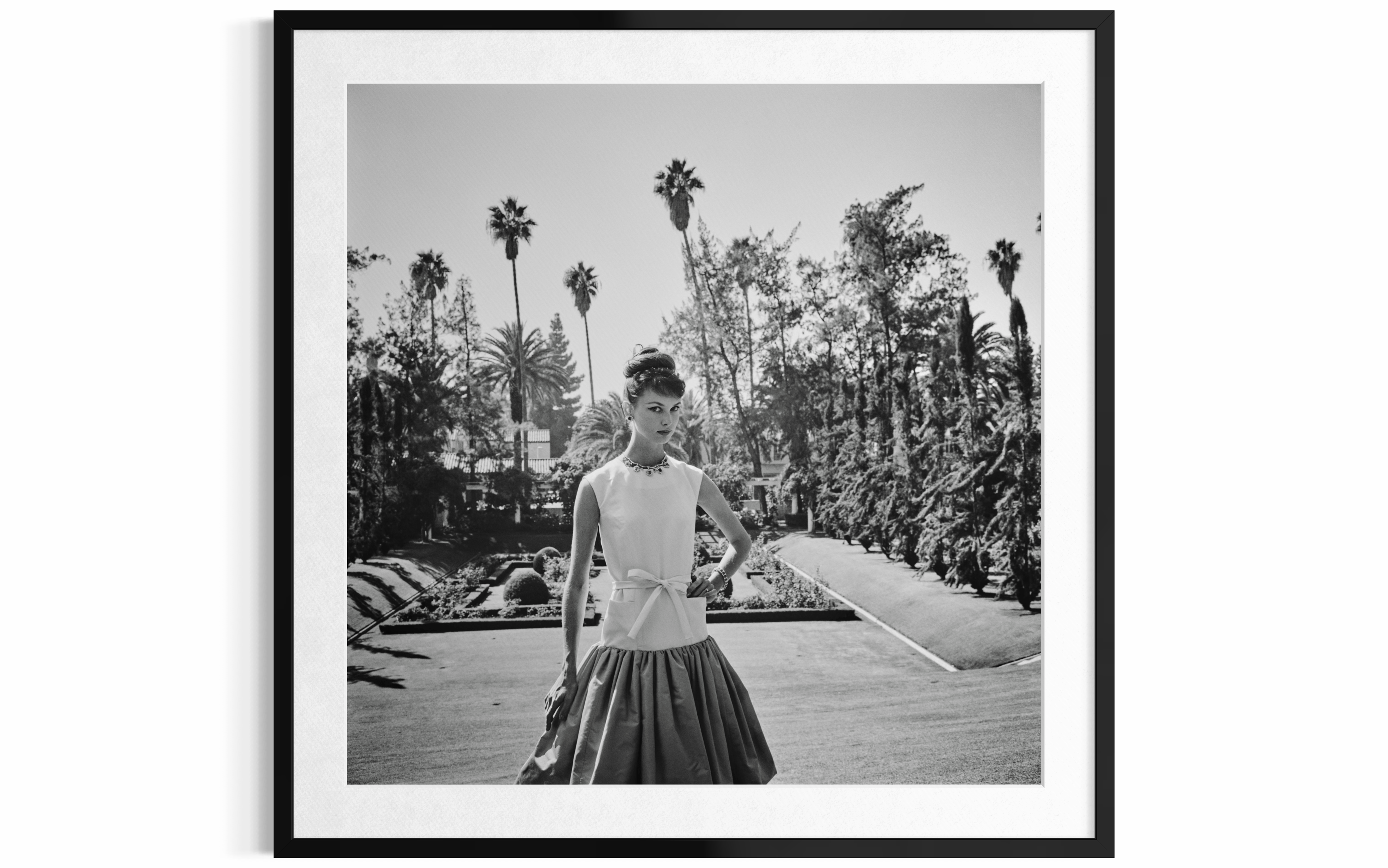 Gretchen Van de Kamp Ward In Gustave Tassell (Beverly Hills), 1960 by Slim Aarons