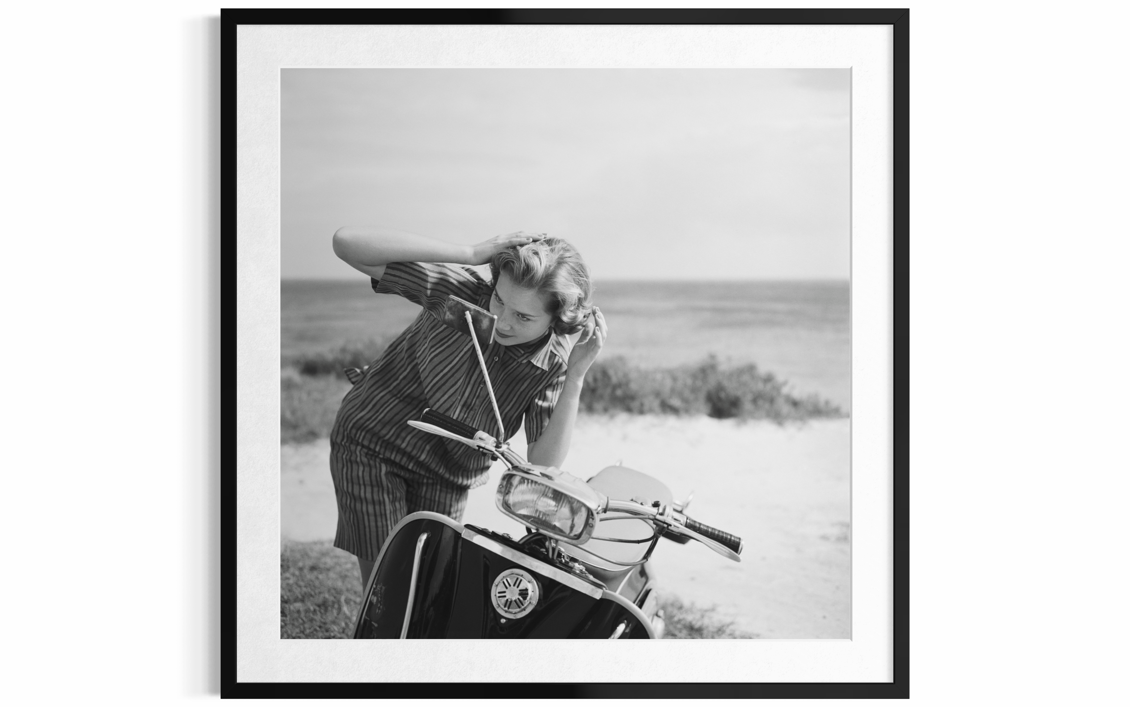 Faith Gibbons (Holiday Hair Check), 1958 by Slim Aarons