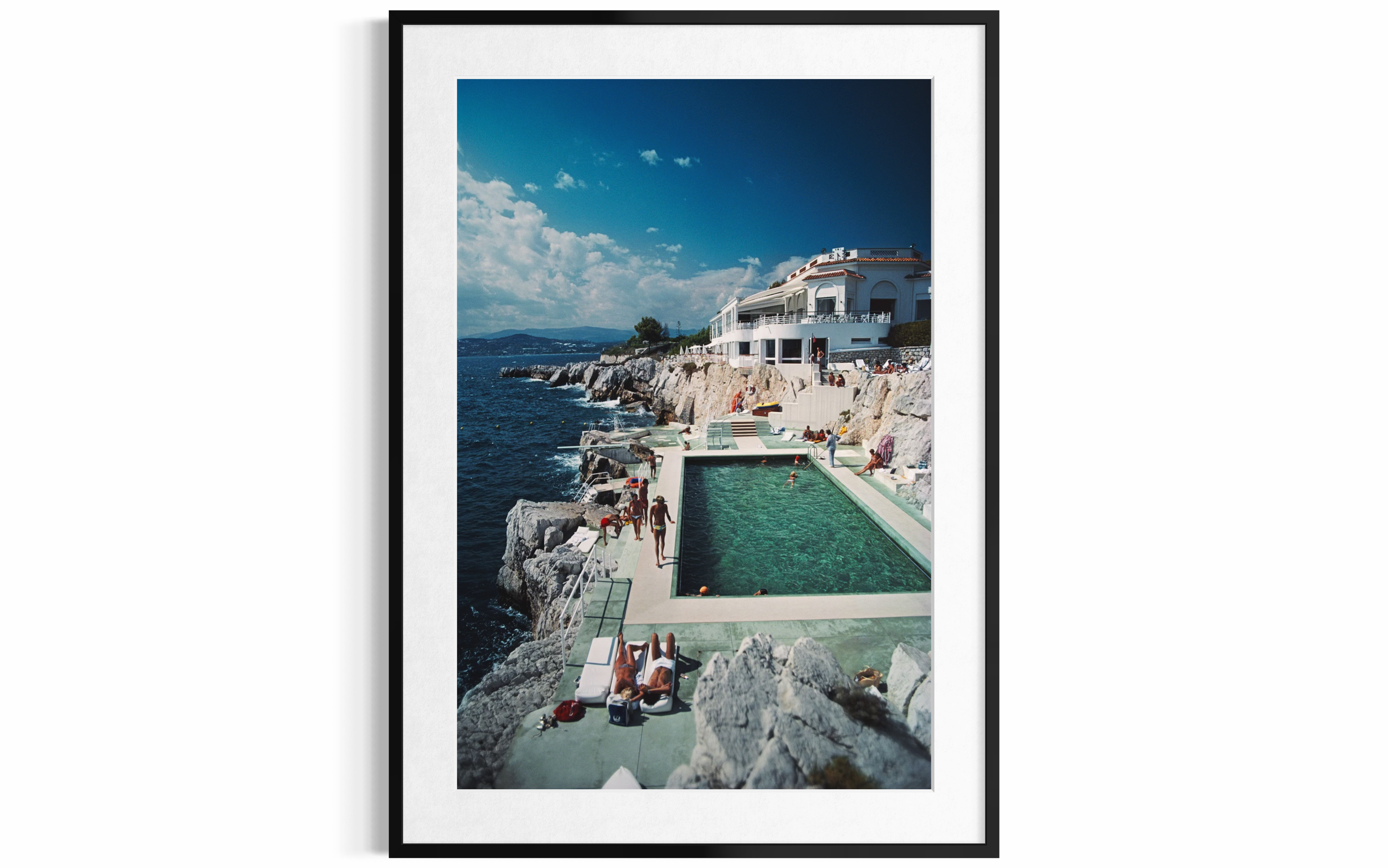 Eden-Roc Pool, 1976 by Slim Aarons