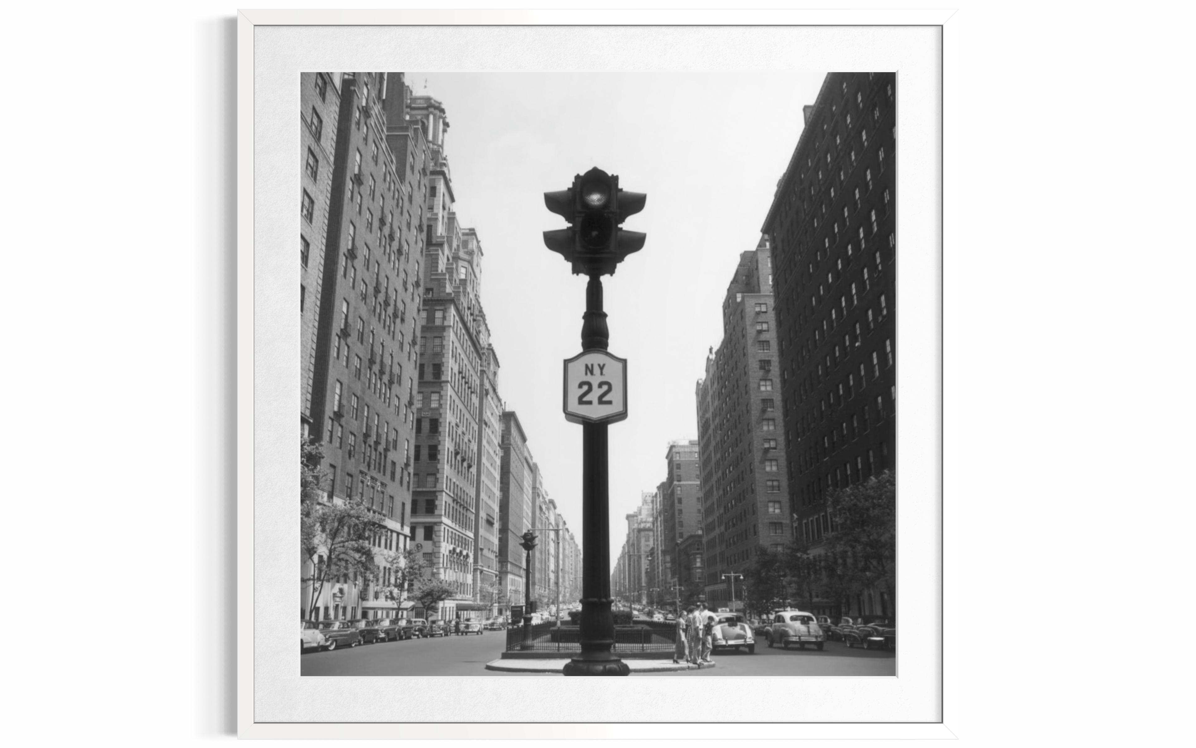 NY Lights (New York City), 1953 by Slim Aarons