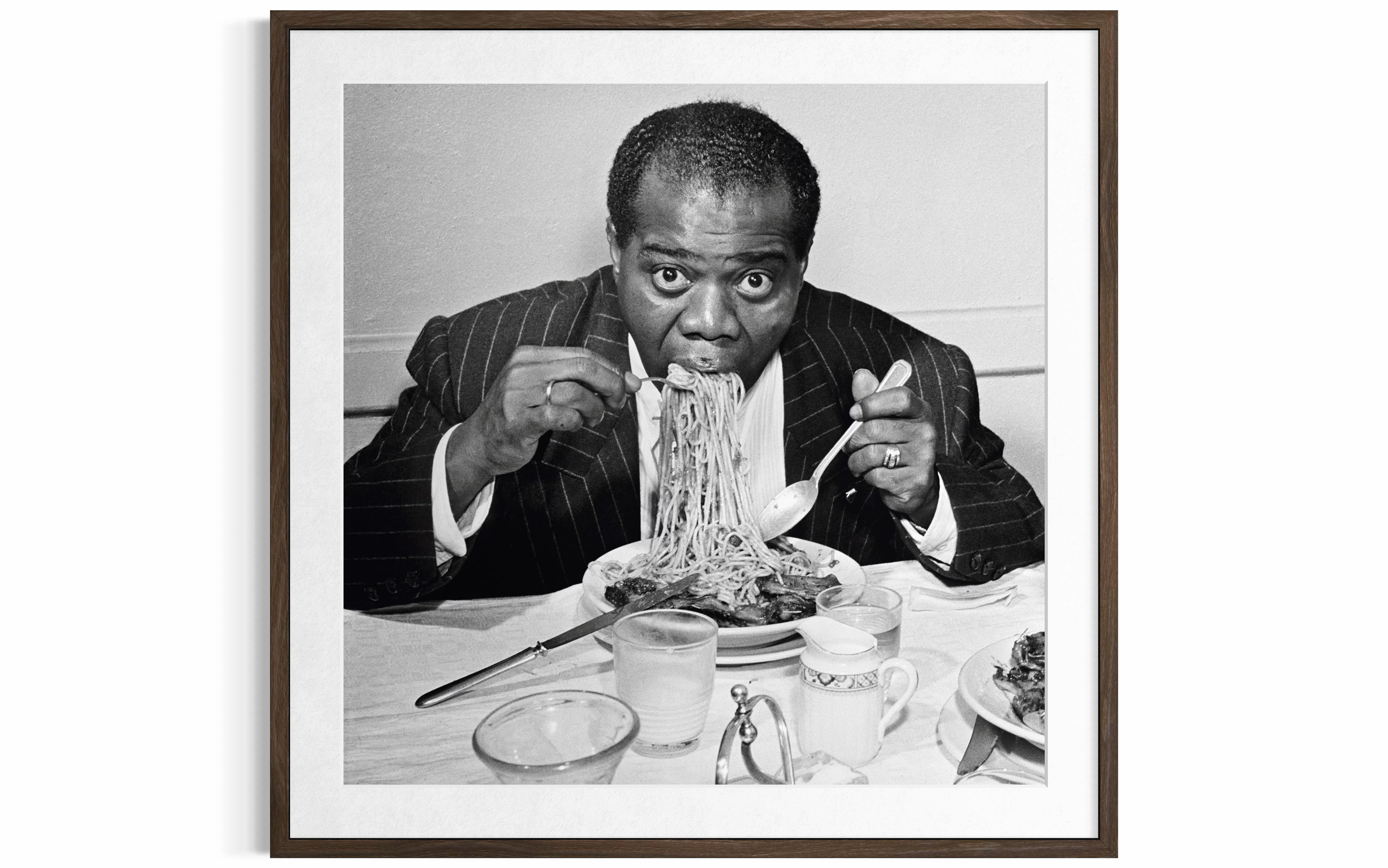 Louis Armstrong (Dinner Jazz), 1948 by Slim Aarons