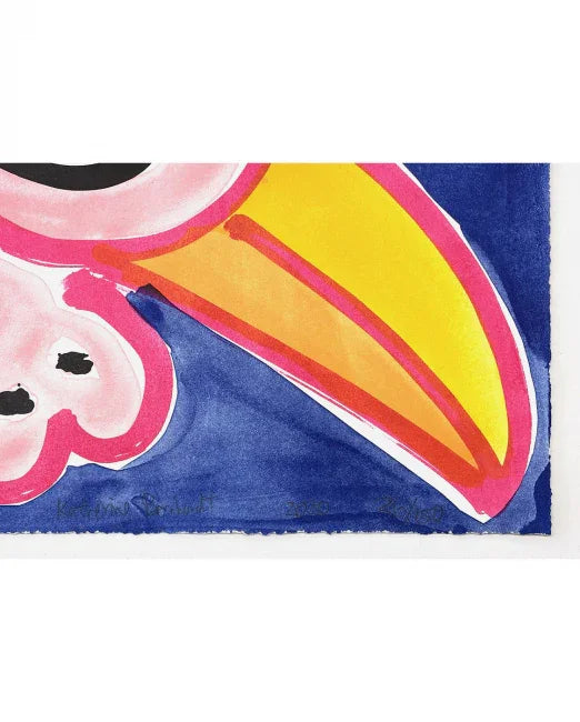 Toco Toucan Toucano, 2020 by  Katherine Bernhardt