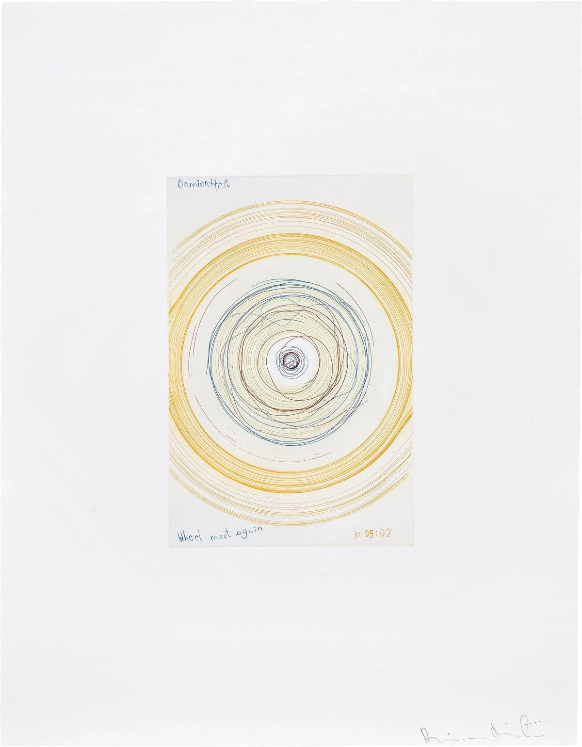Wheel meet again, 2002 by Damien Hirst