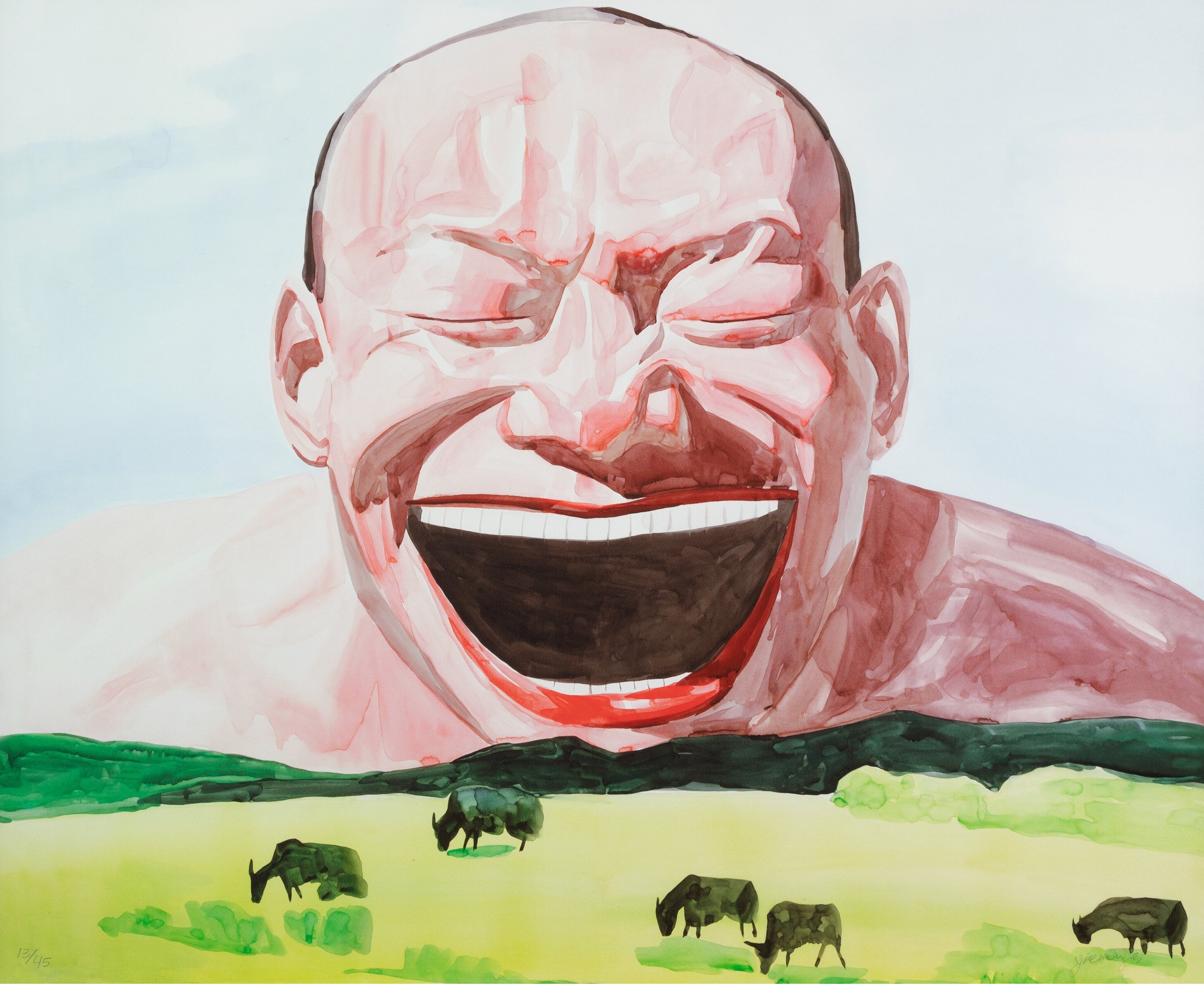 Untitled (Smile-ism No. 8), 2006 by Yue Minjun