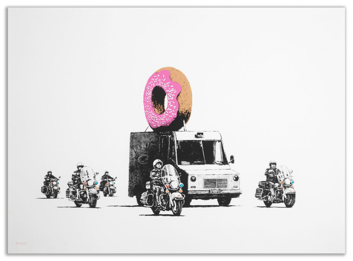 Banksy, Donut (Strawberry), 2009