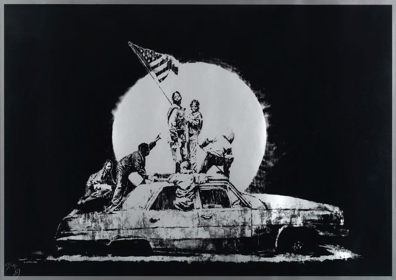 Banksy — Flag (Silver), 2006 — Edition Guide