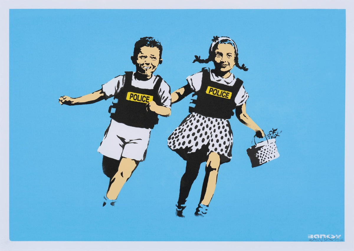 Banksy, Police Kids (Jack and Jill), 2005