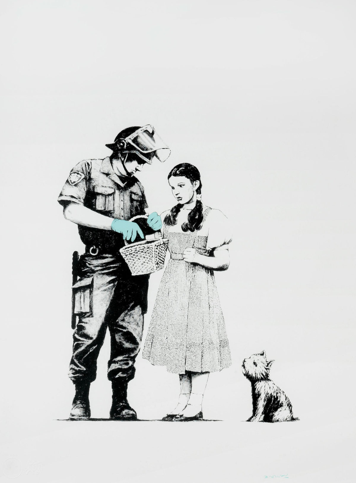 Banksy, Stop and Search, 2007