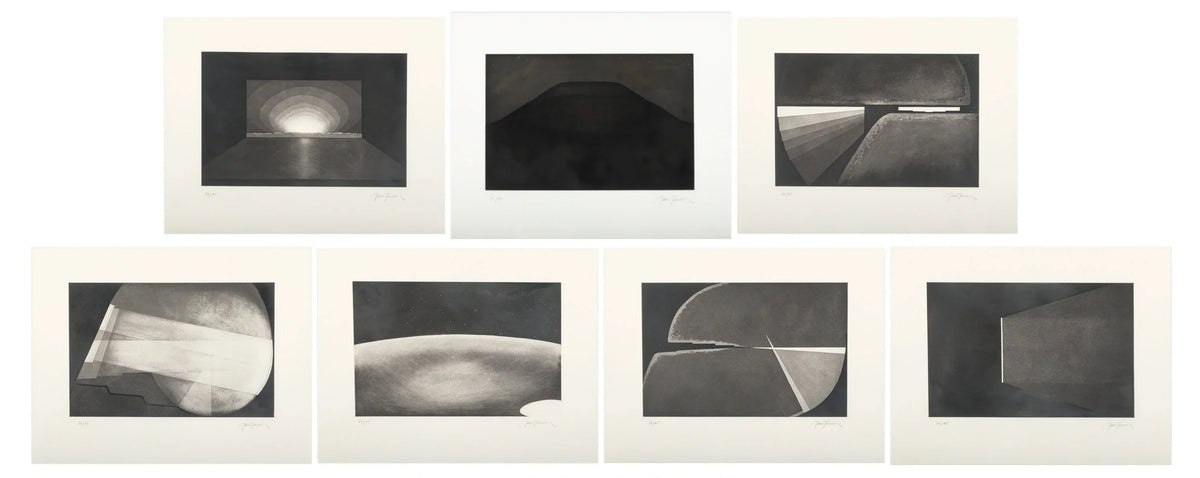 Deep Sky (Complete portfolio of 7), 1984 by James Turrell