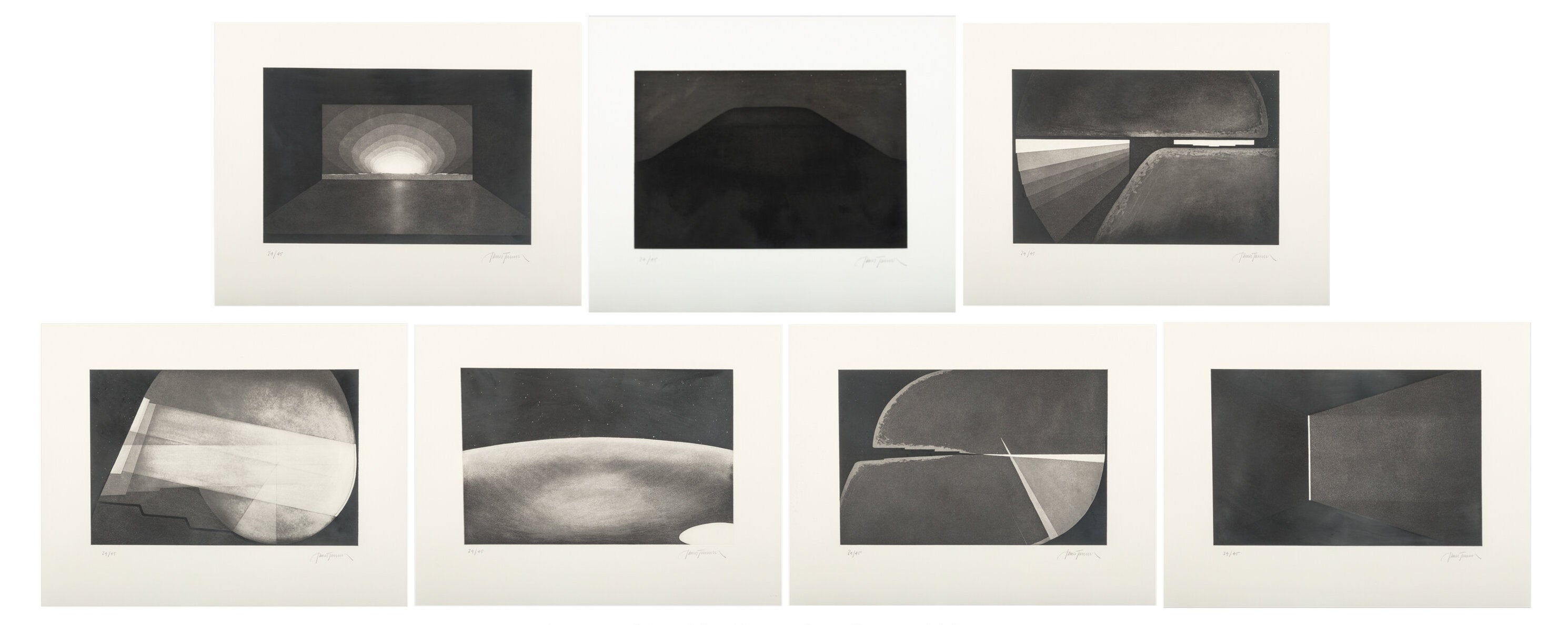 Deep Sky (Complete portfolio of 7), 1984 by  James Turrell