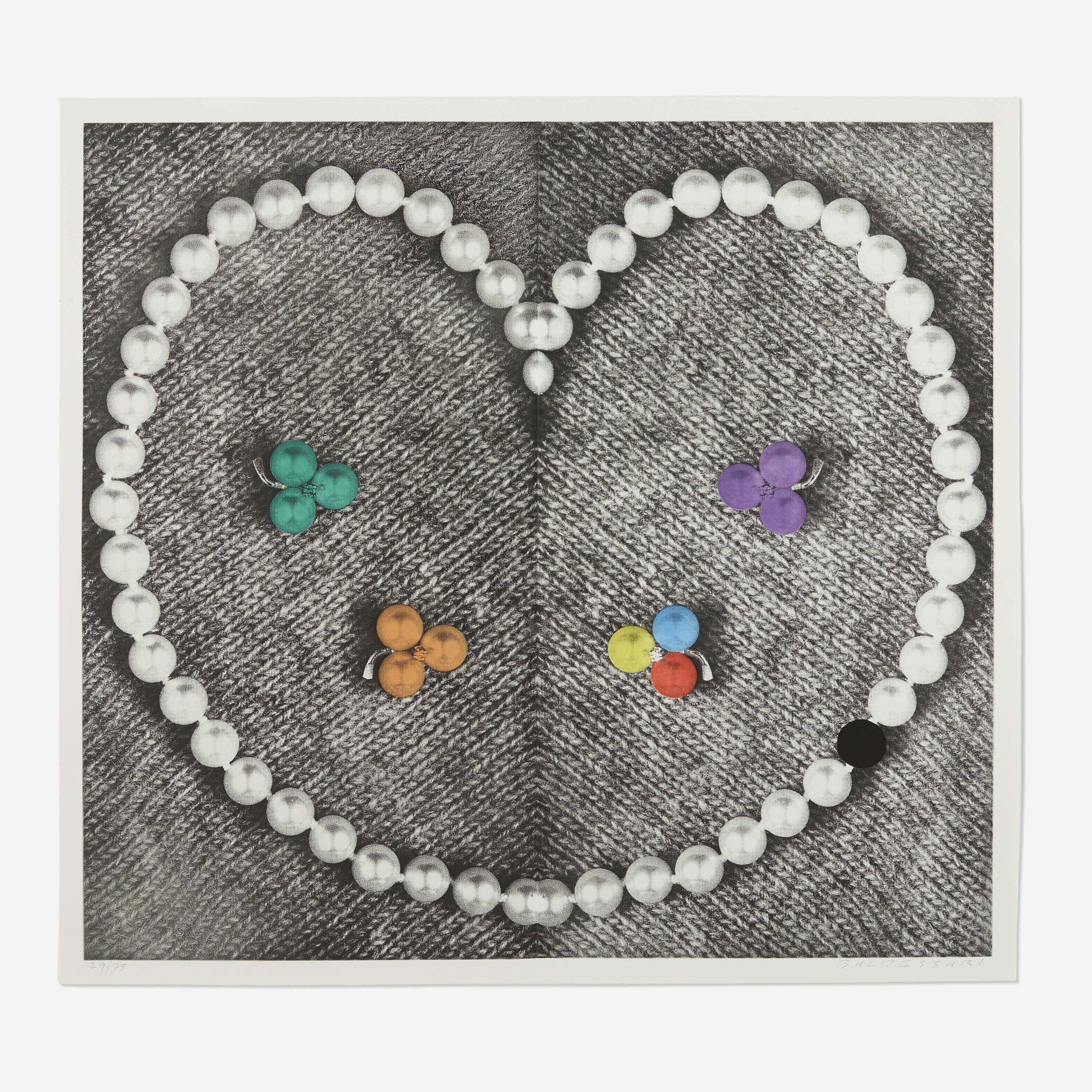 Heart (with Pearls), 1991 by John Baldessari