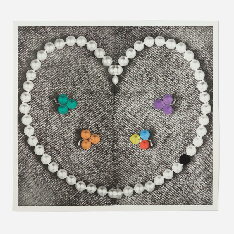 Heart (with Pearls), 1991 by John Baldessari