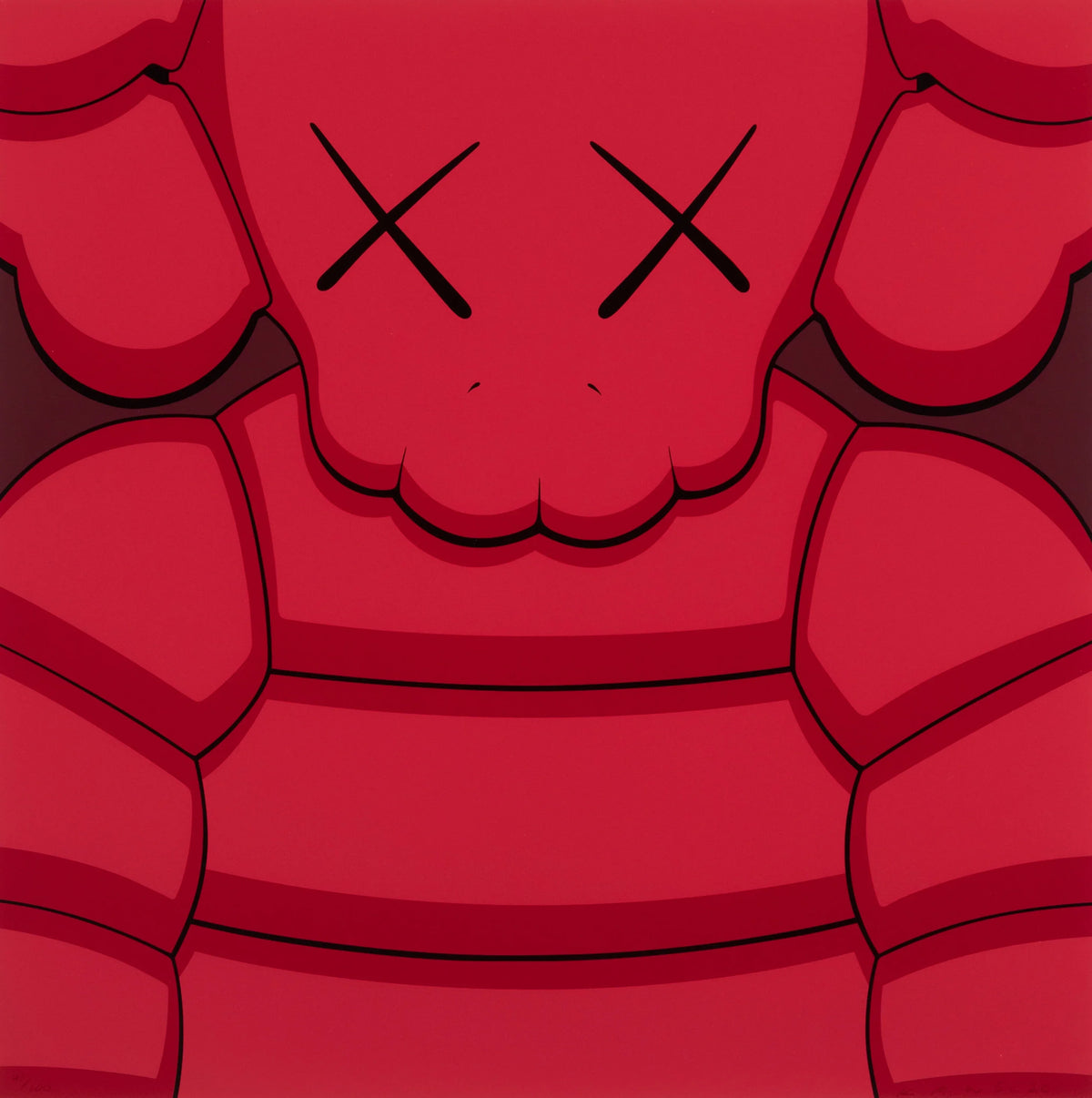 What Party (Red), 2020 by  Kaws