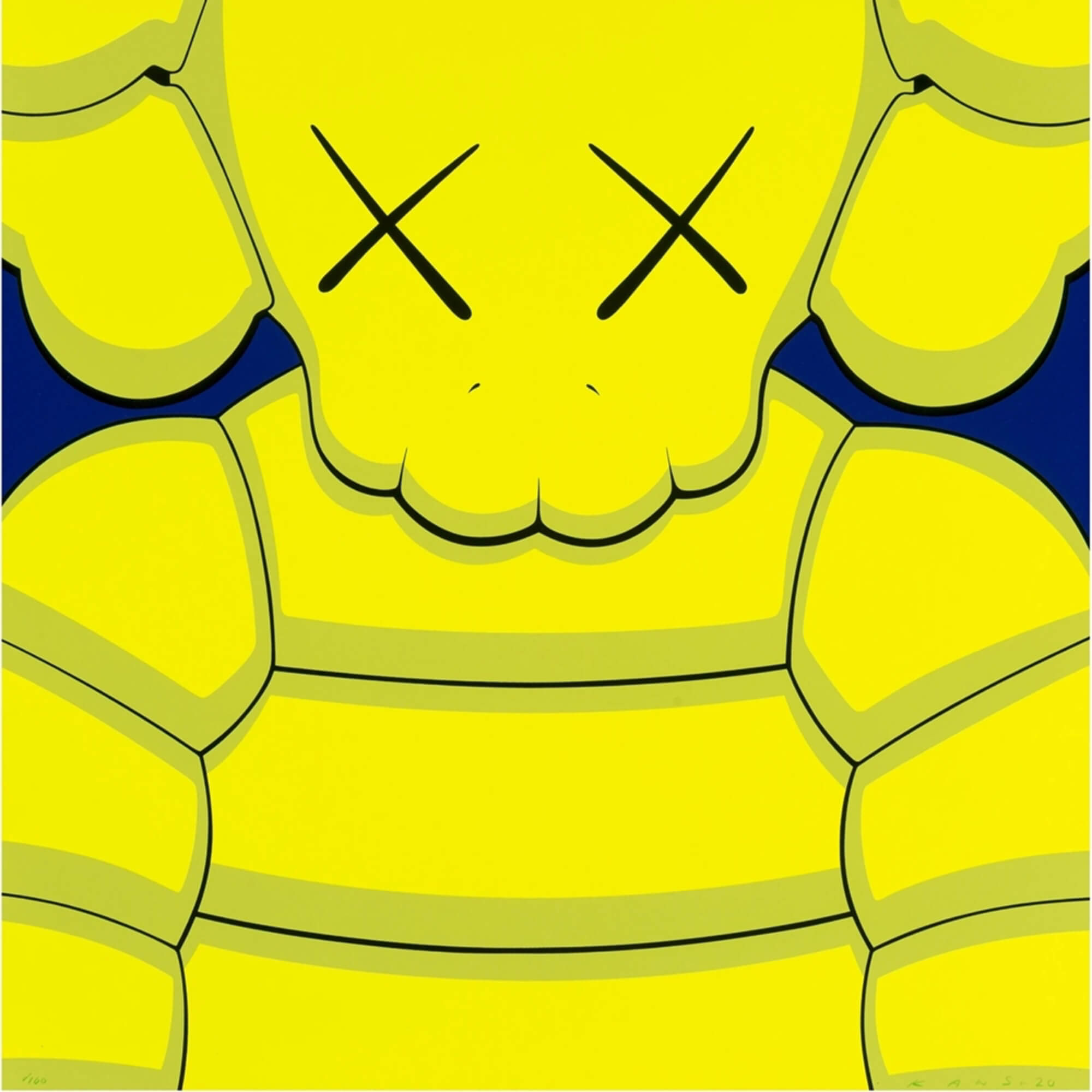 What Party (Yellow), 2020 by  Kaws