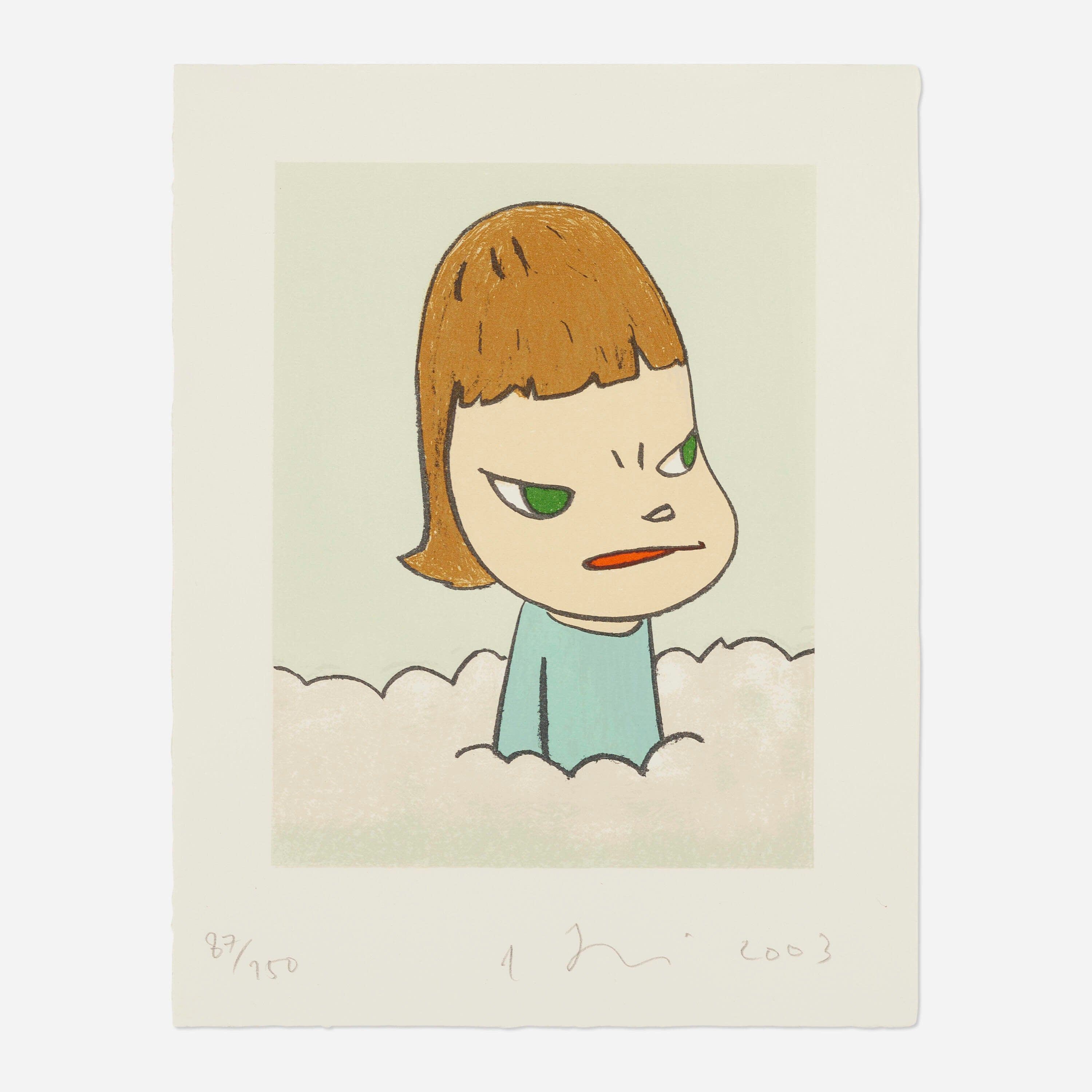 In The Cloud, 2003 by  Yoshitomo Nara