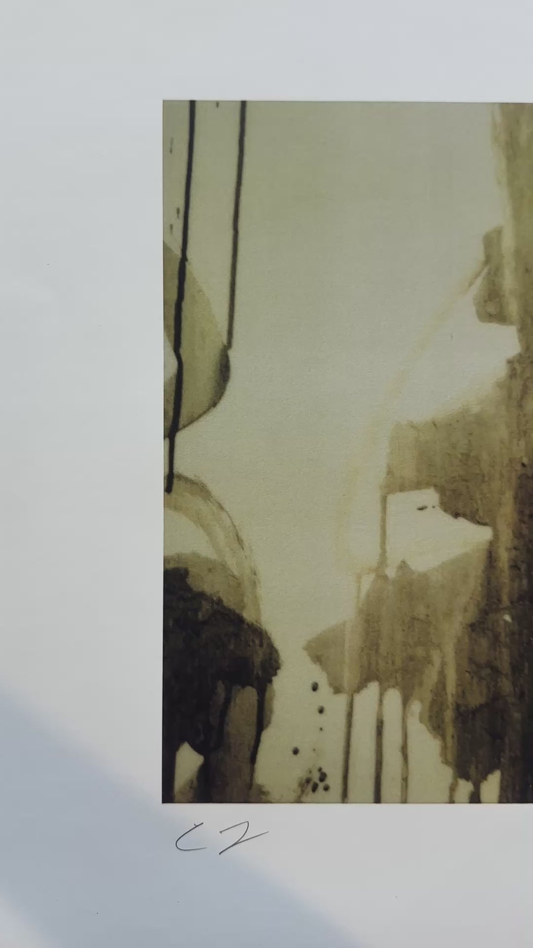 Untitled (Detail of Painting), from Re-Object/Mythos, 2002/2007 by Cy Twombly