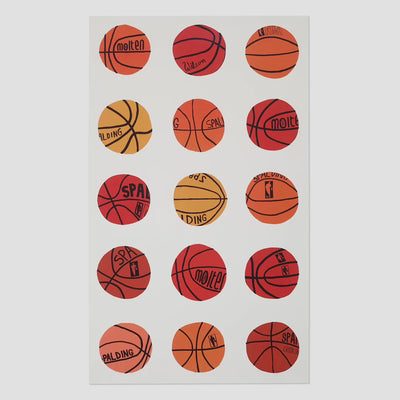 Untitled (Basketball Wallpaper), 2013 by Jonas Wood