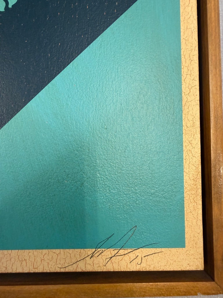 Earth Crisis (On Wood), 2015 by Shepard Fairey, signature detail