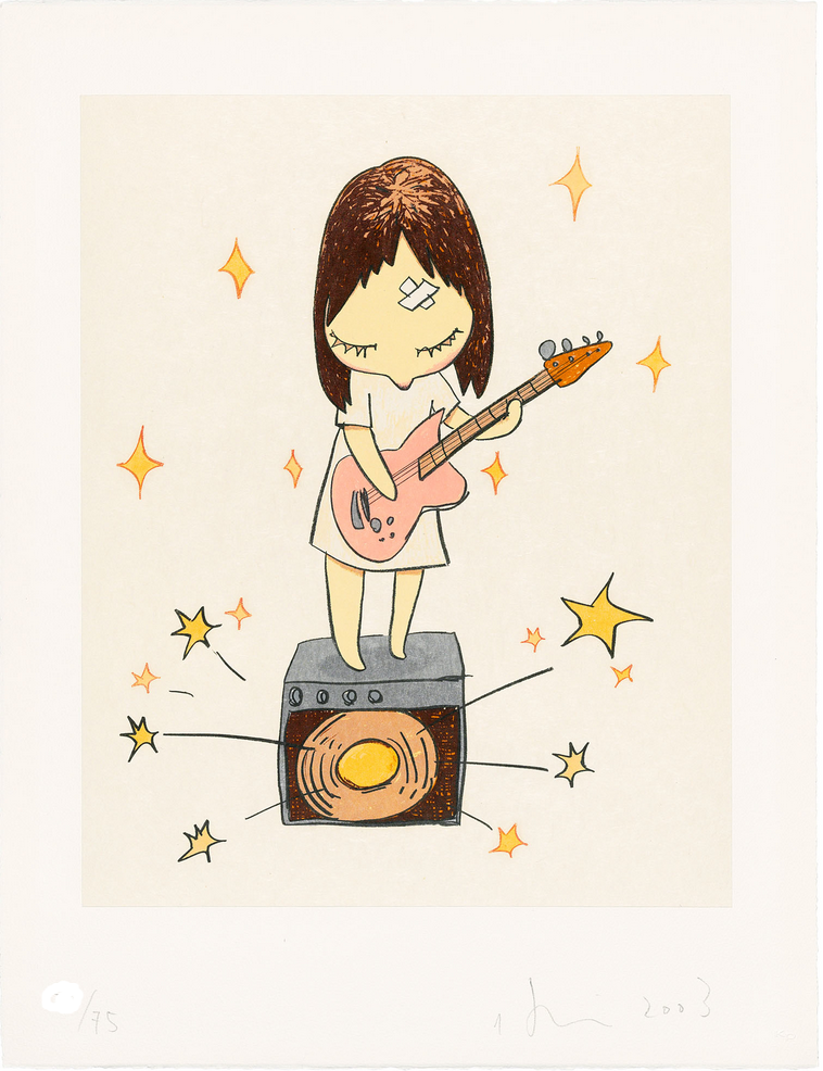 Guitar Girl, 2003 by  Yoshitomo Nara