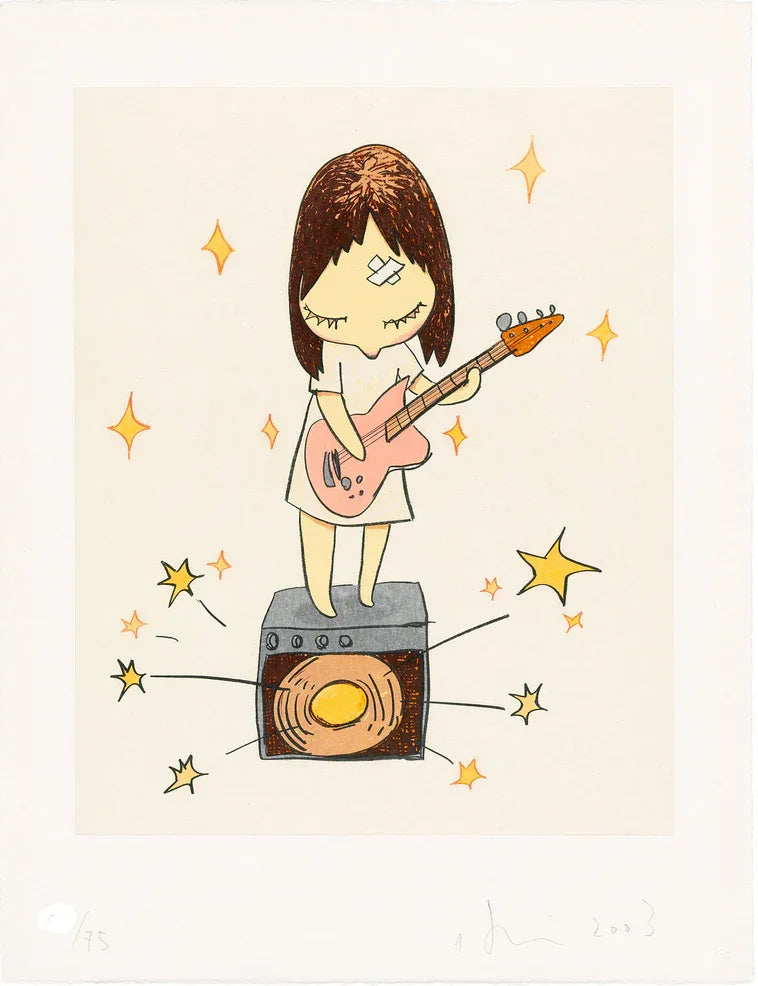 Guitar Girl, 2003 by  Yoshitomo Nara