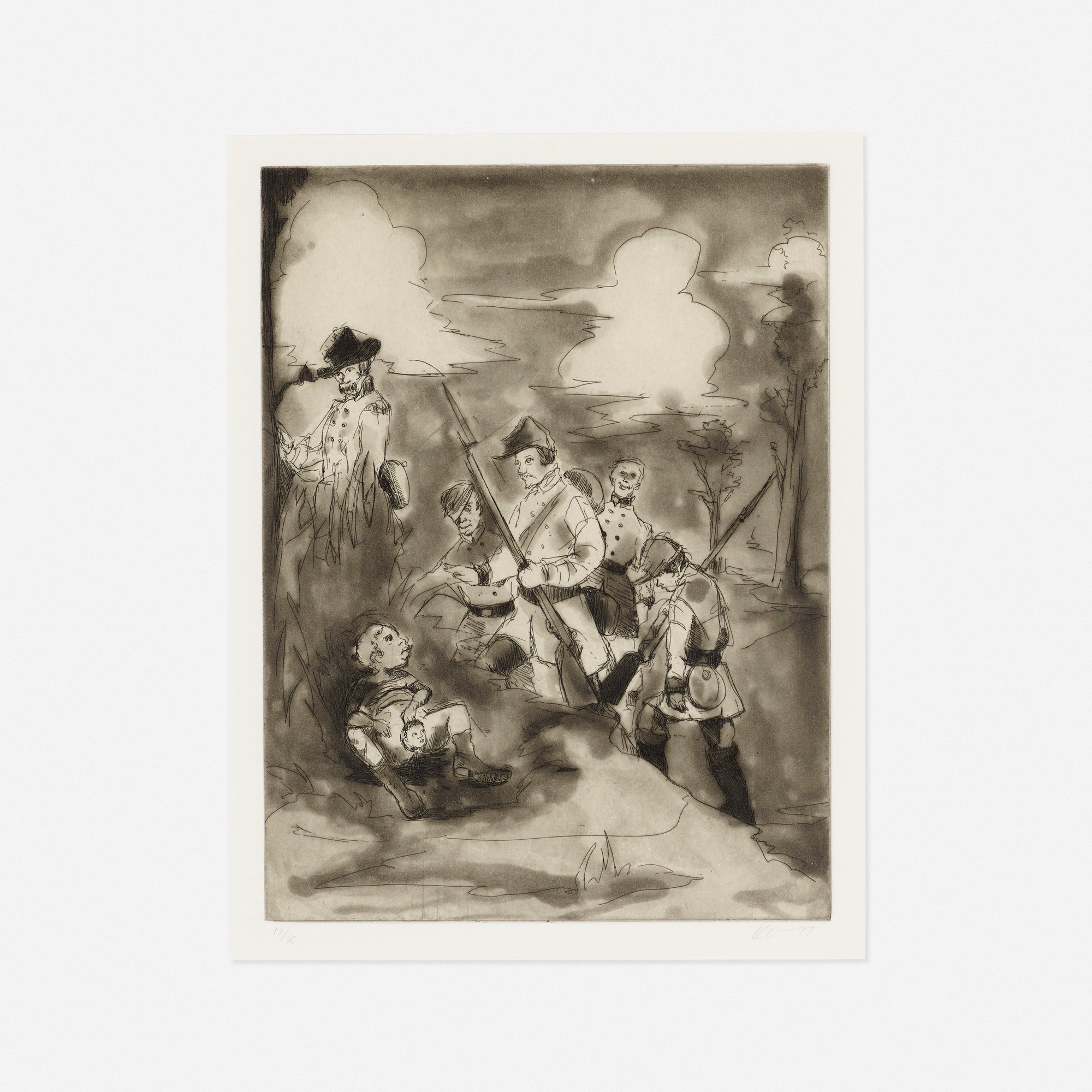 Lil' Patch Of Woods, 1997 by  Kara Walker